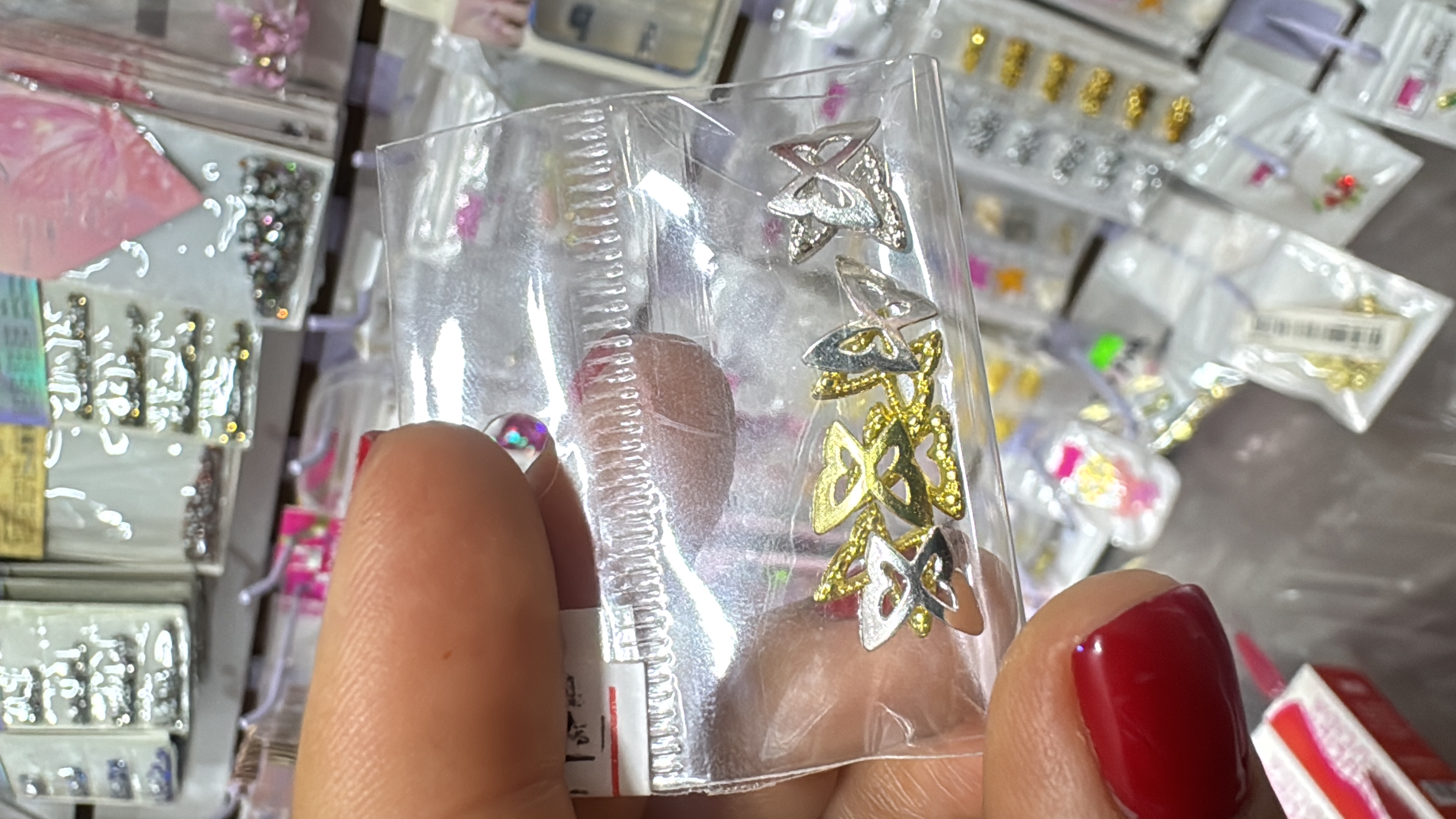 Dijes Mariposa Plata y Dorado (12)