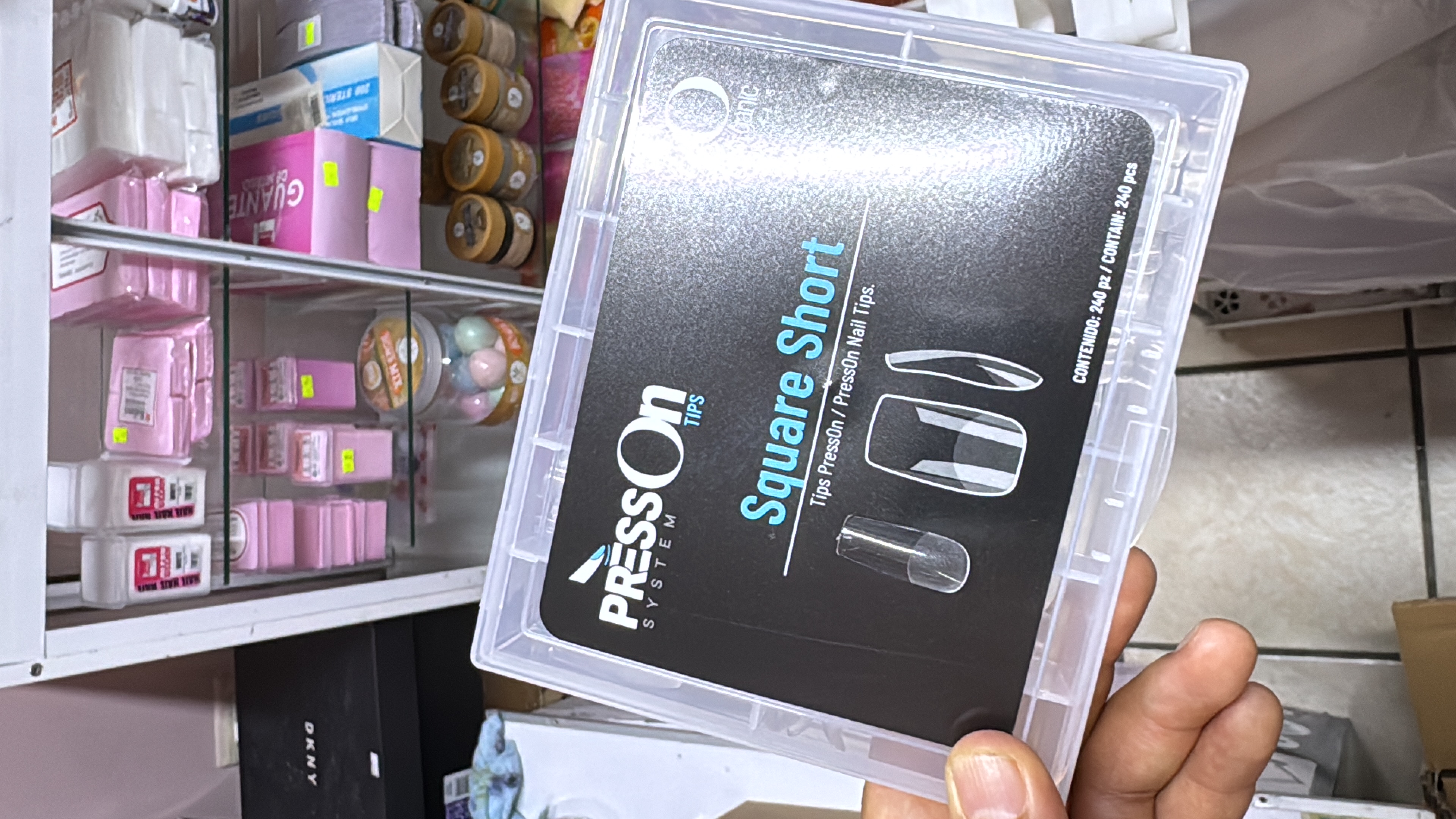 Tip Press On SQUARE Short 240pcs