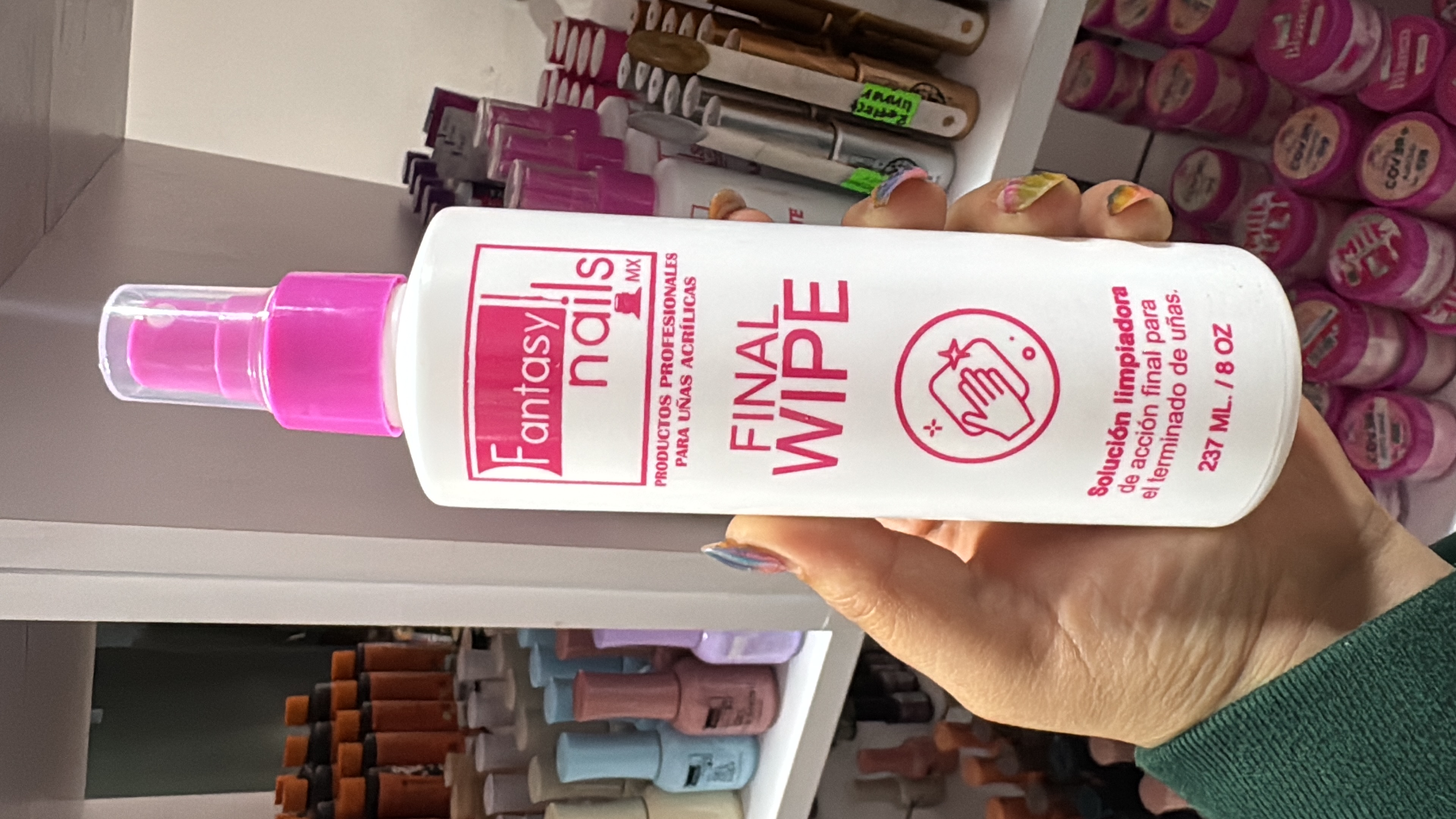 Final Wipe Solución Limpiadora 8oz