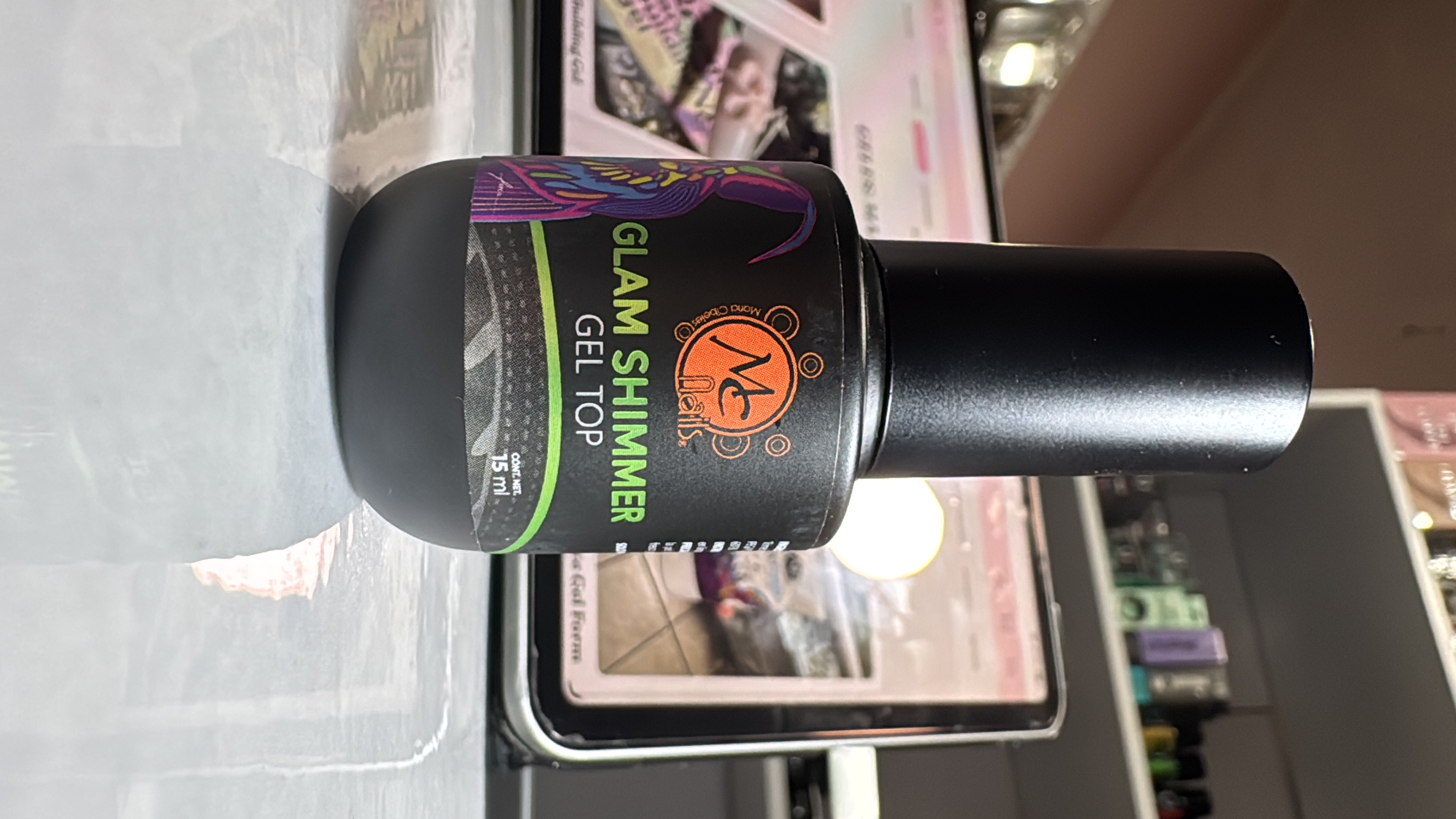 Gel Top Glam Shimmer