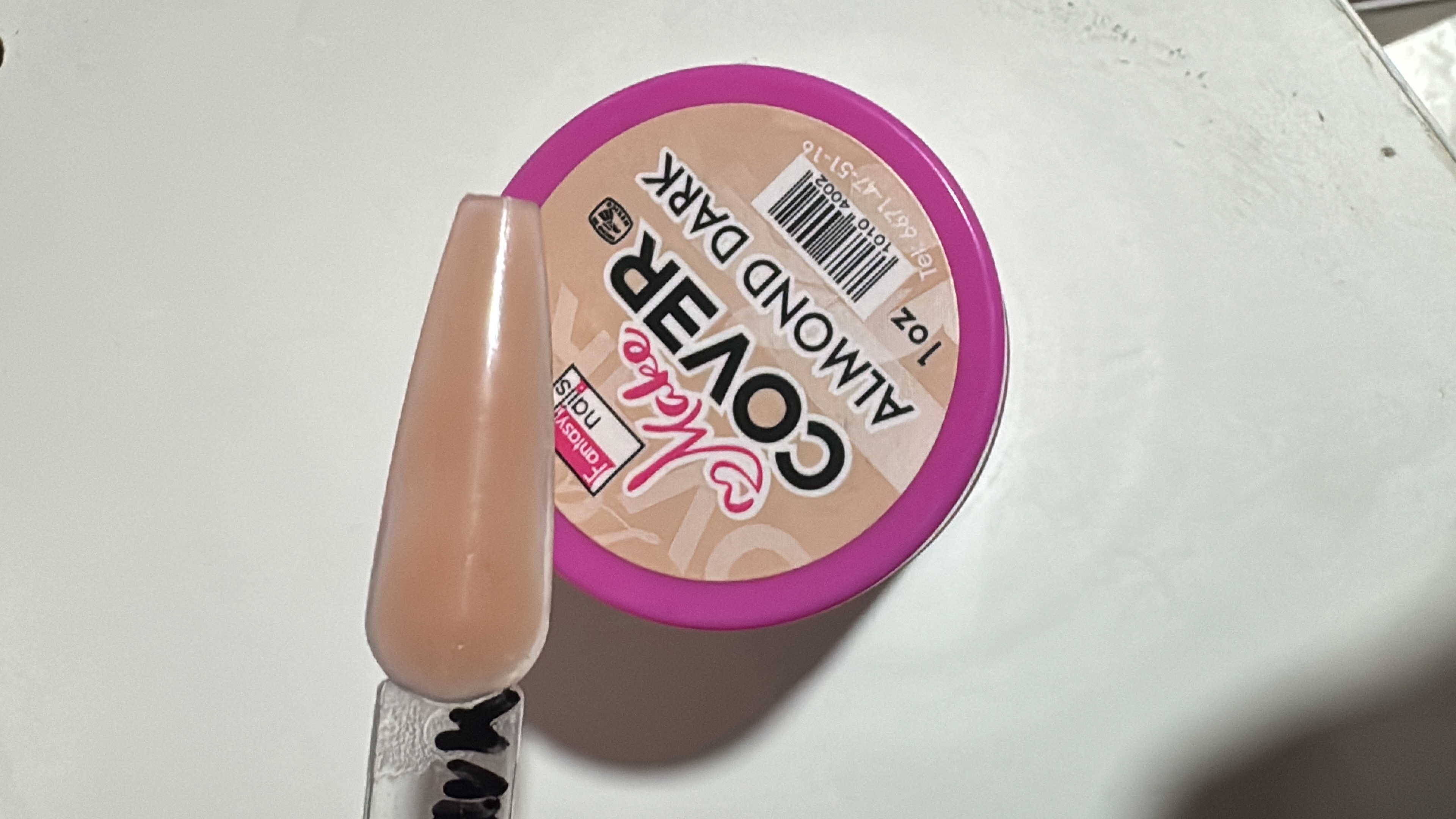 Acrílico Cover Almond Dark 1 oz