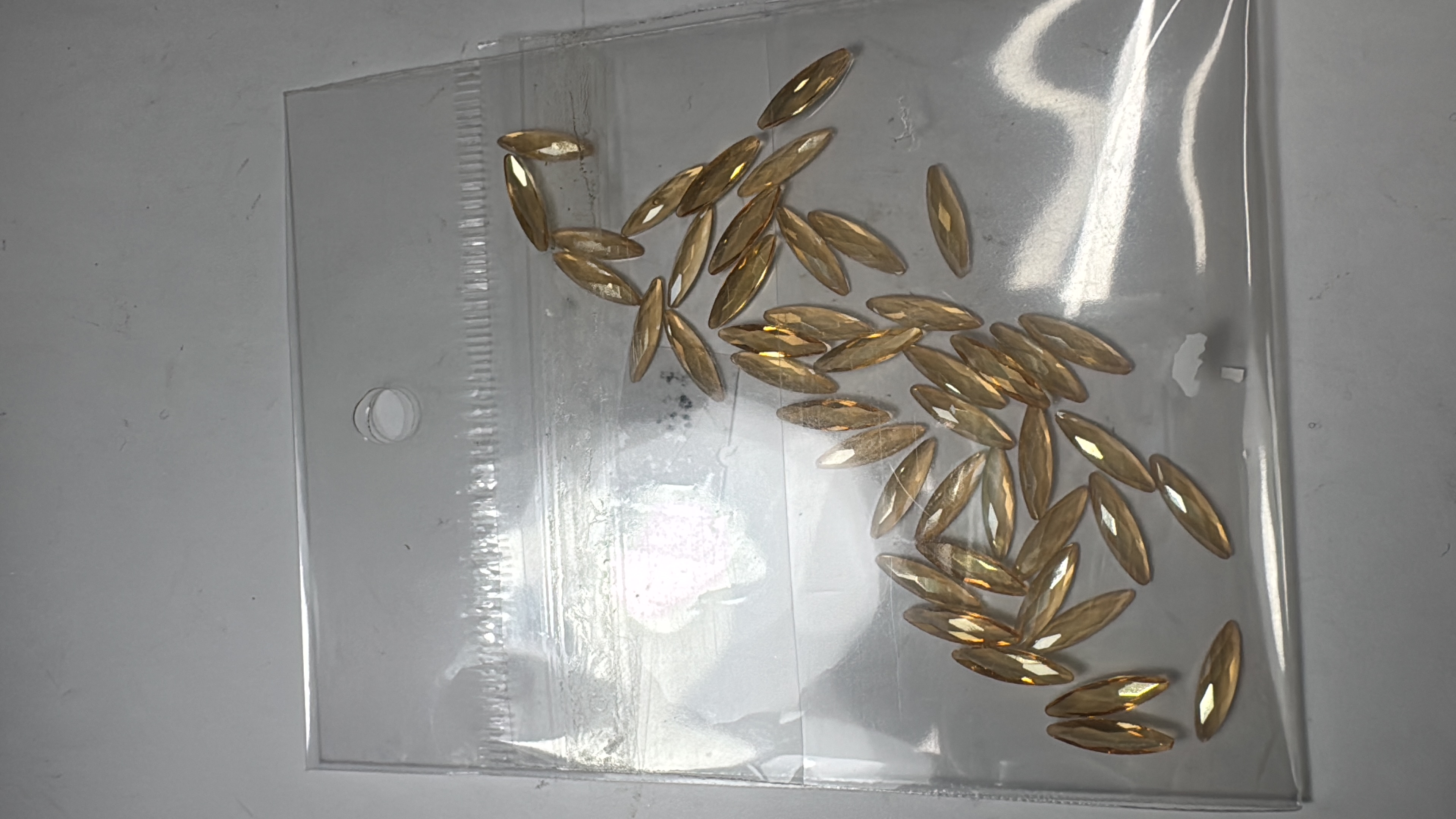 Paquete de Cristal Óvalo Champagne (456)