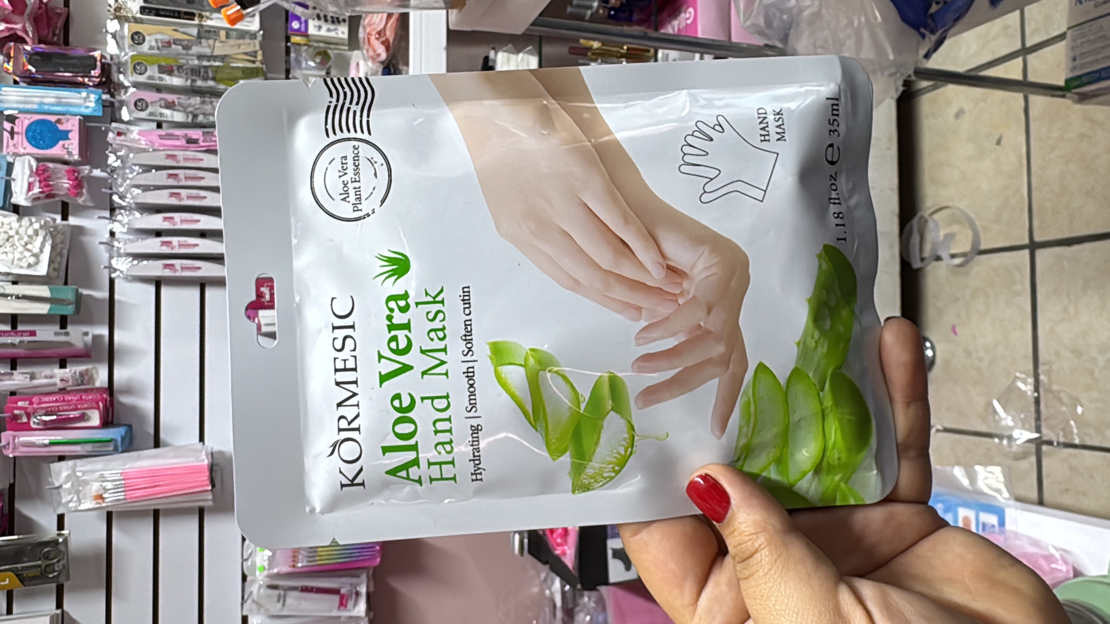 Mascarilla de mano Aloe Vera