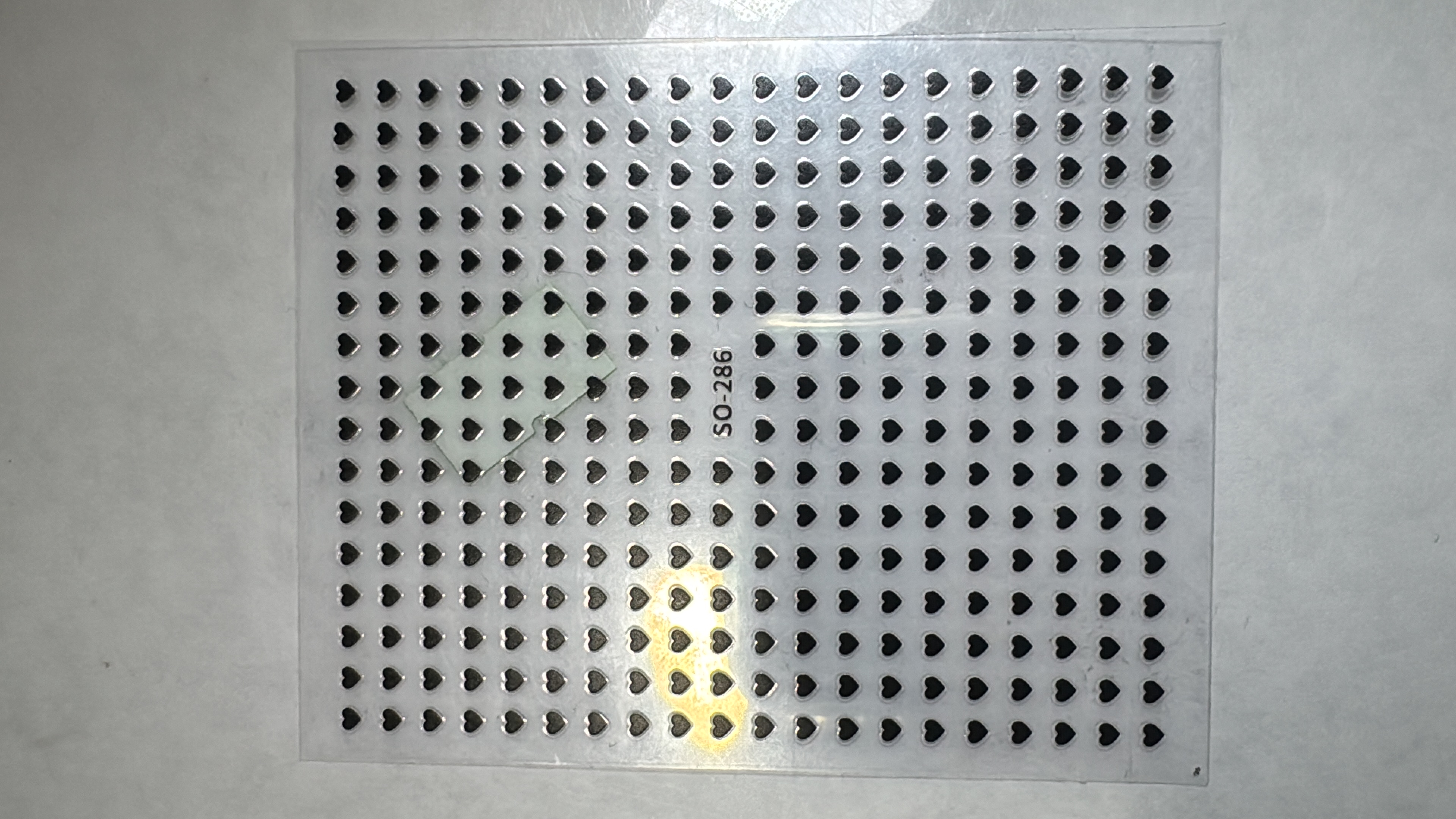 Sticker corazón mini Negro