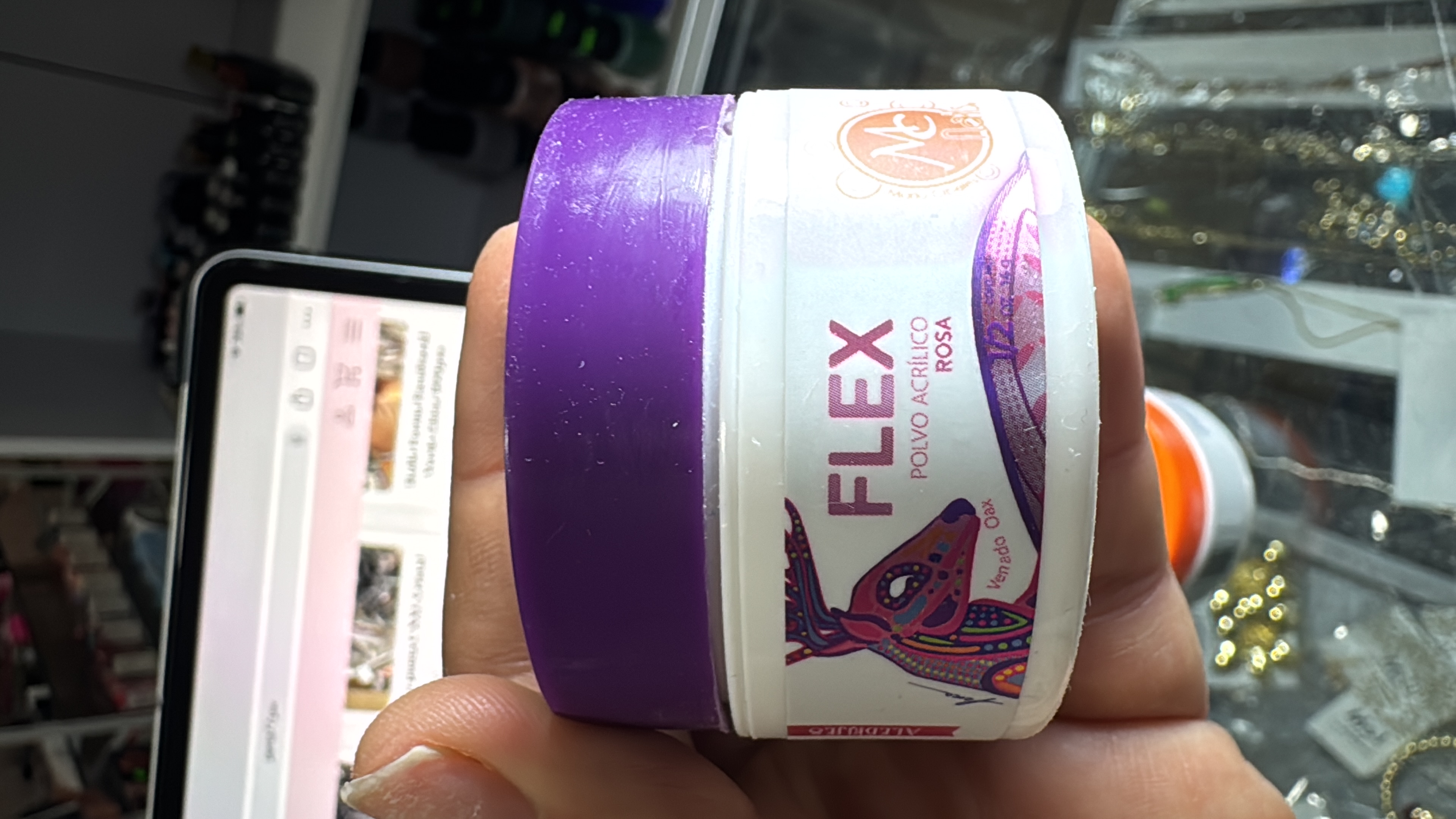 Acrílico Rosa Flex 1/2 oz