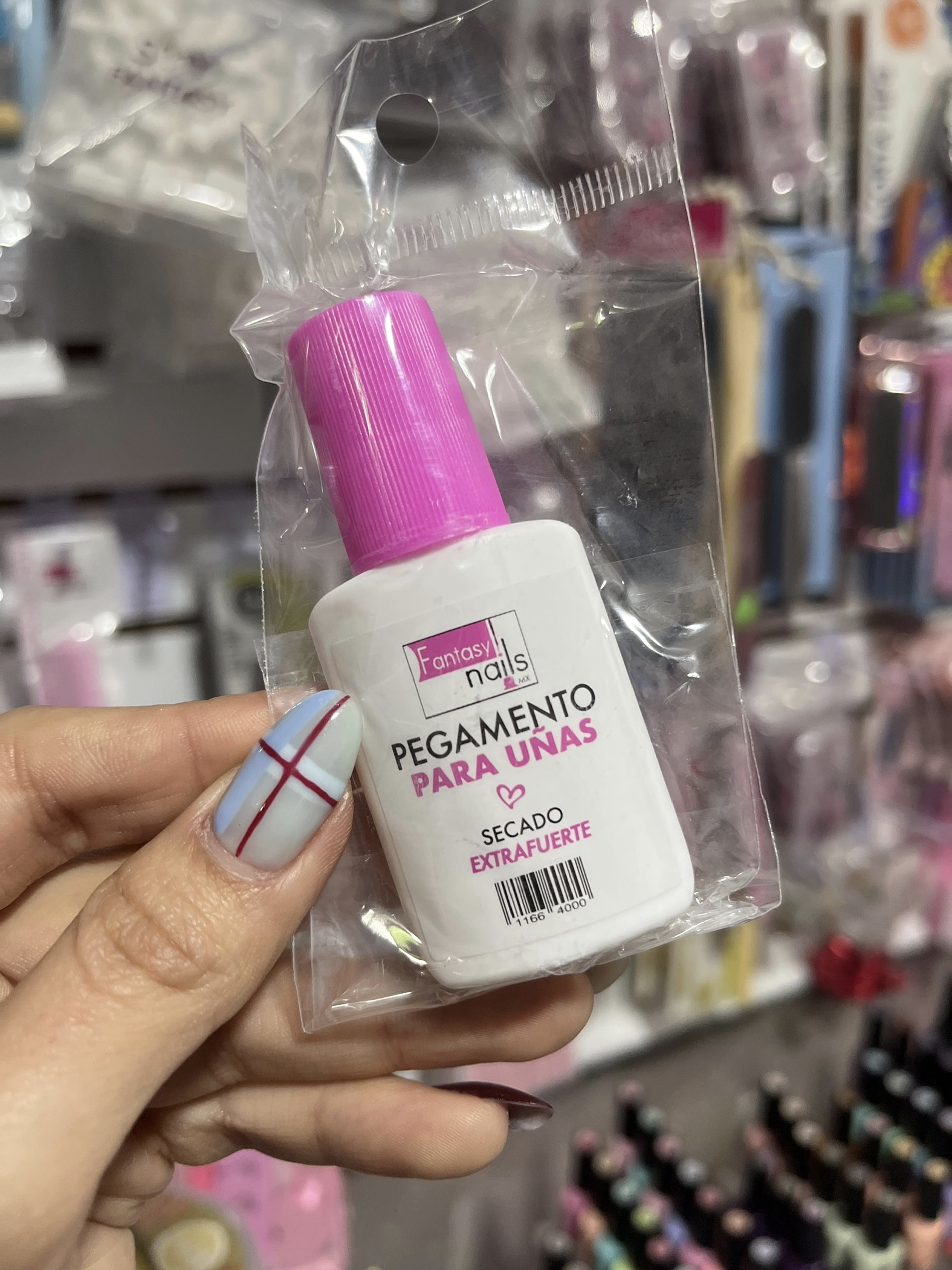 Resina / pegamento para uñas