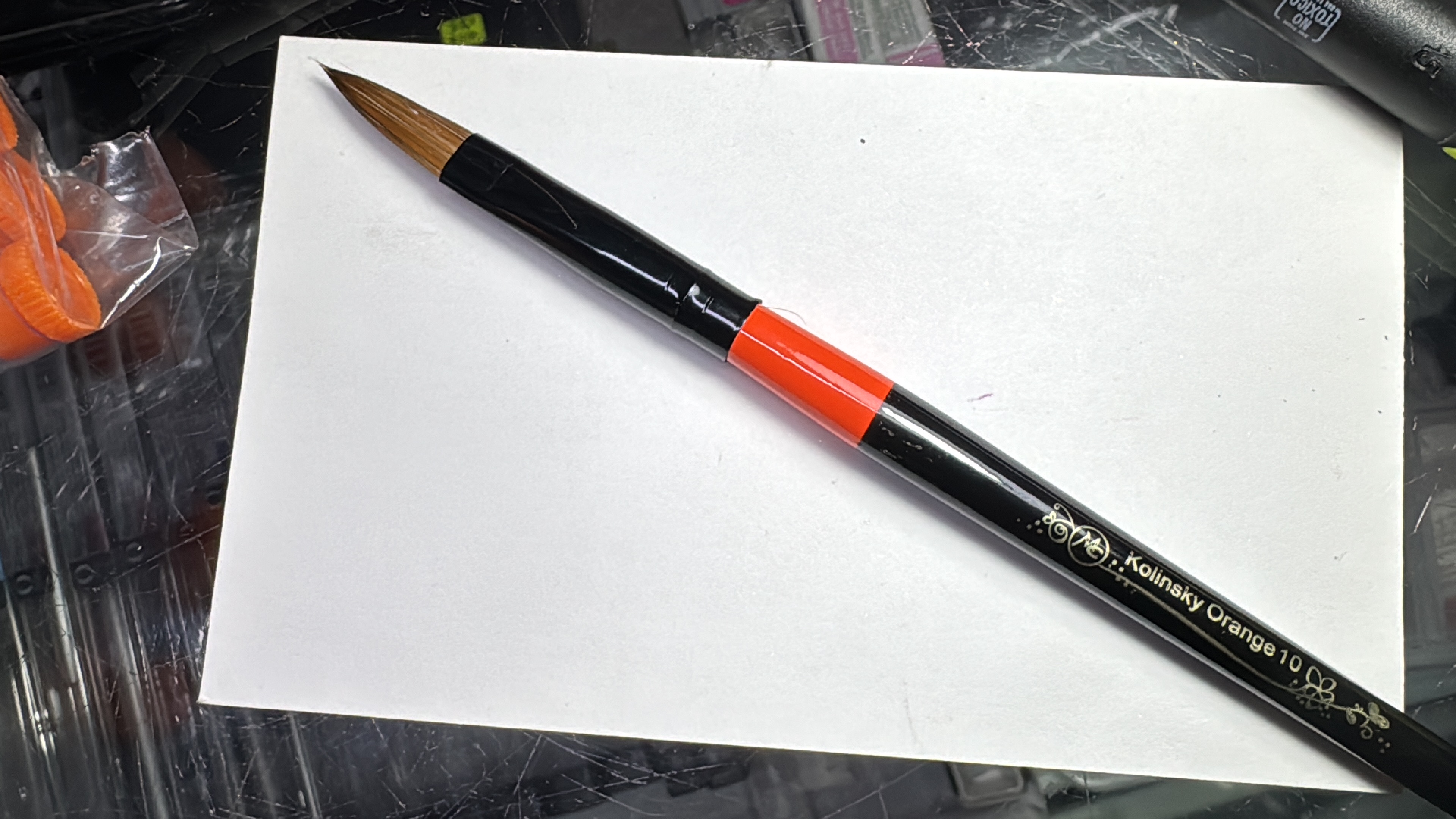 Pincel Kolinsky Orange #10 (32)