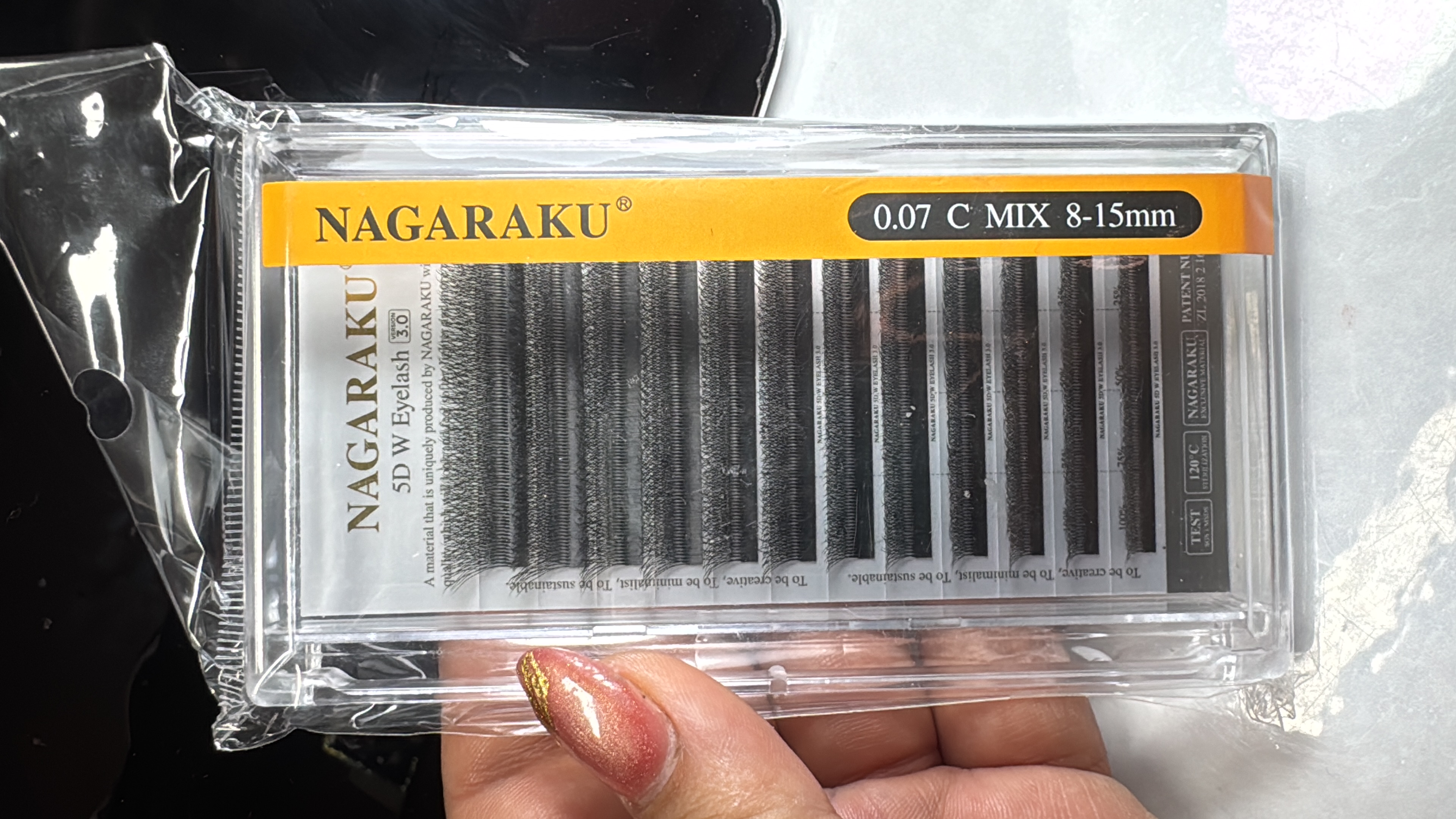 Pestaña 5D W 3.0 1x1 0.07C MIX (284)