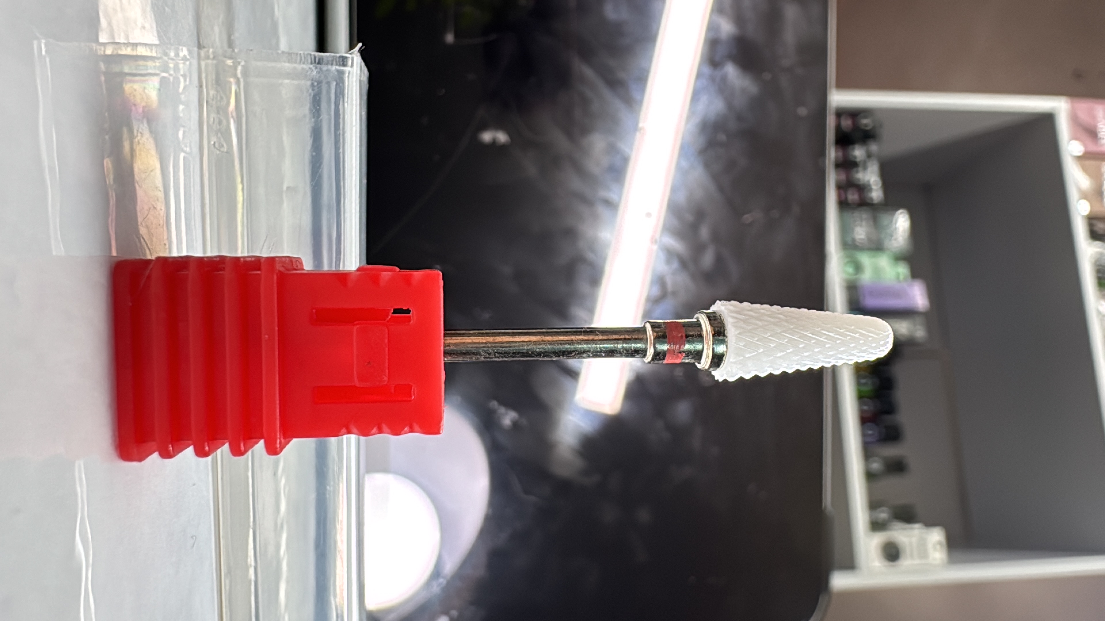 Punta Cerámica Umbrella Roja Cónica (B8)