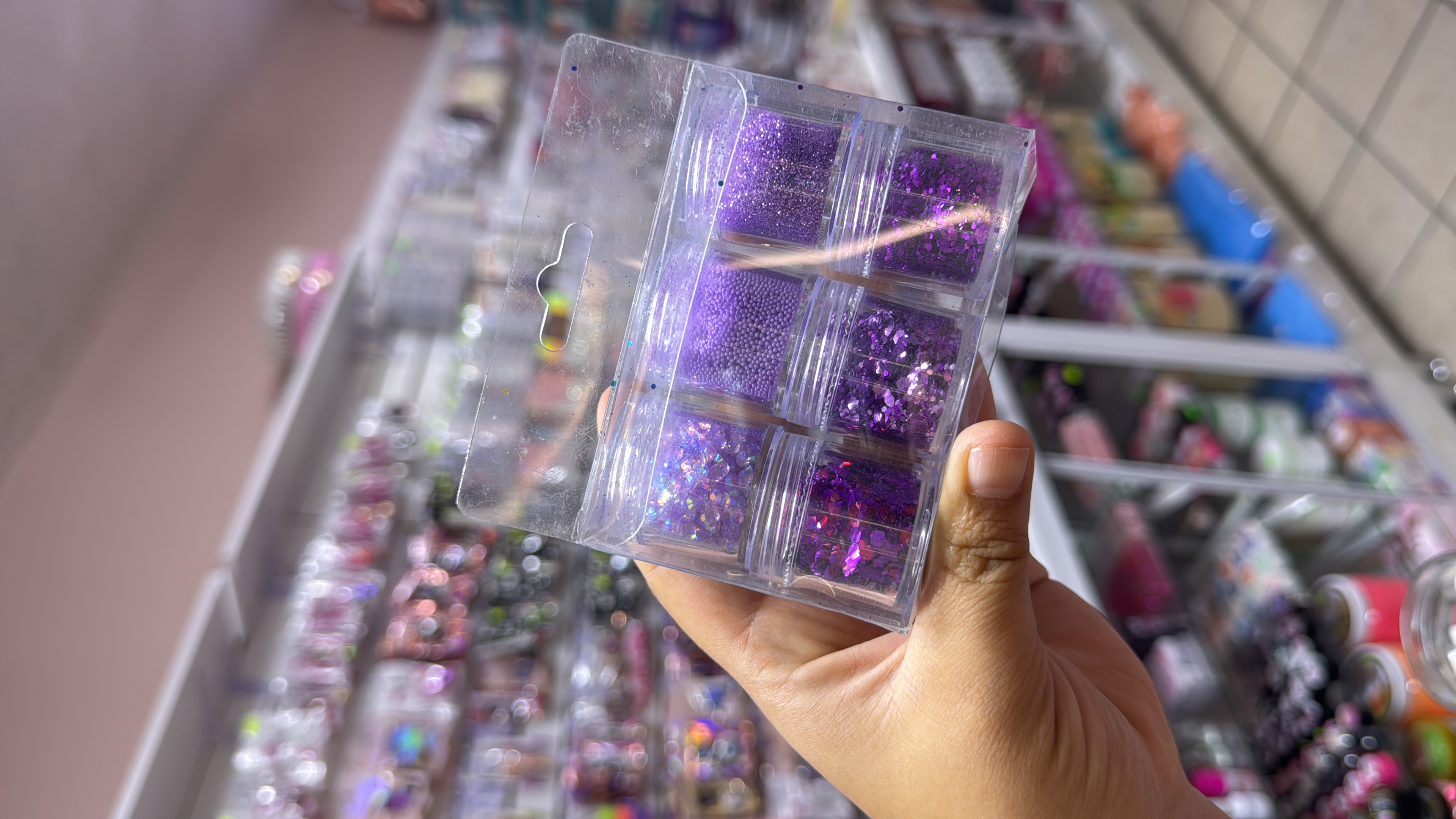 Glitter Morado (E)