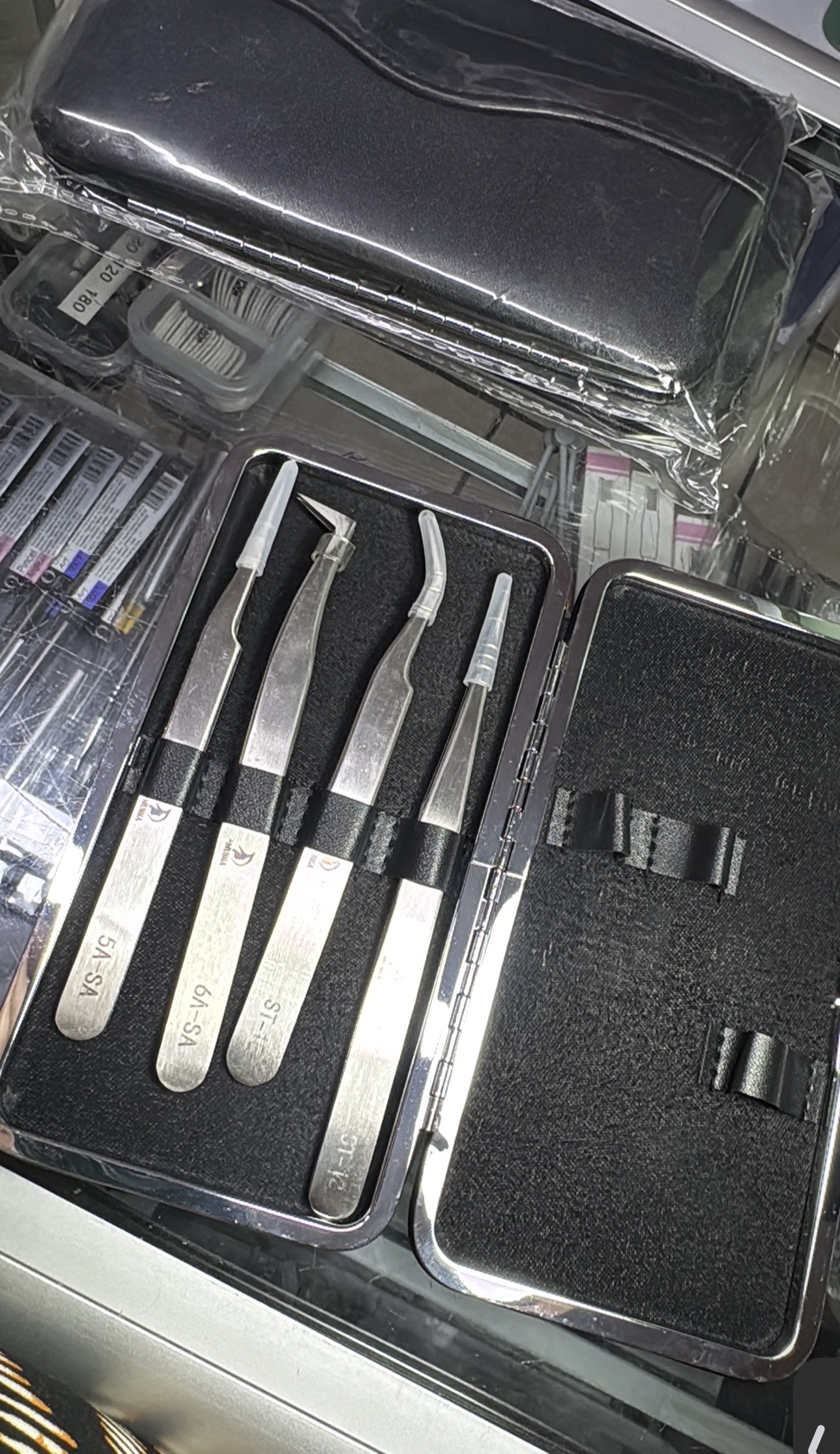 Kit de 4 pinzas para Pestañas (353)