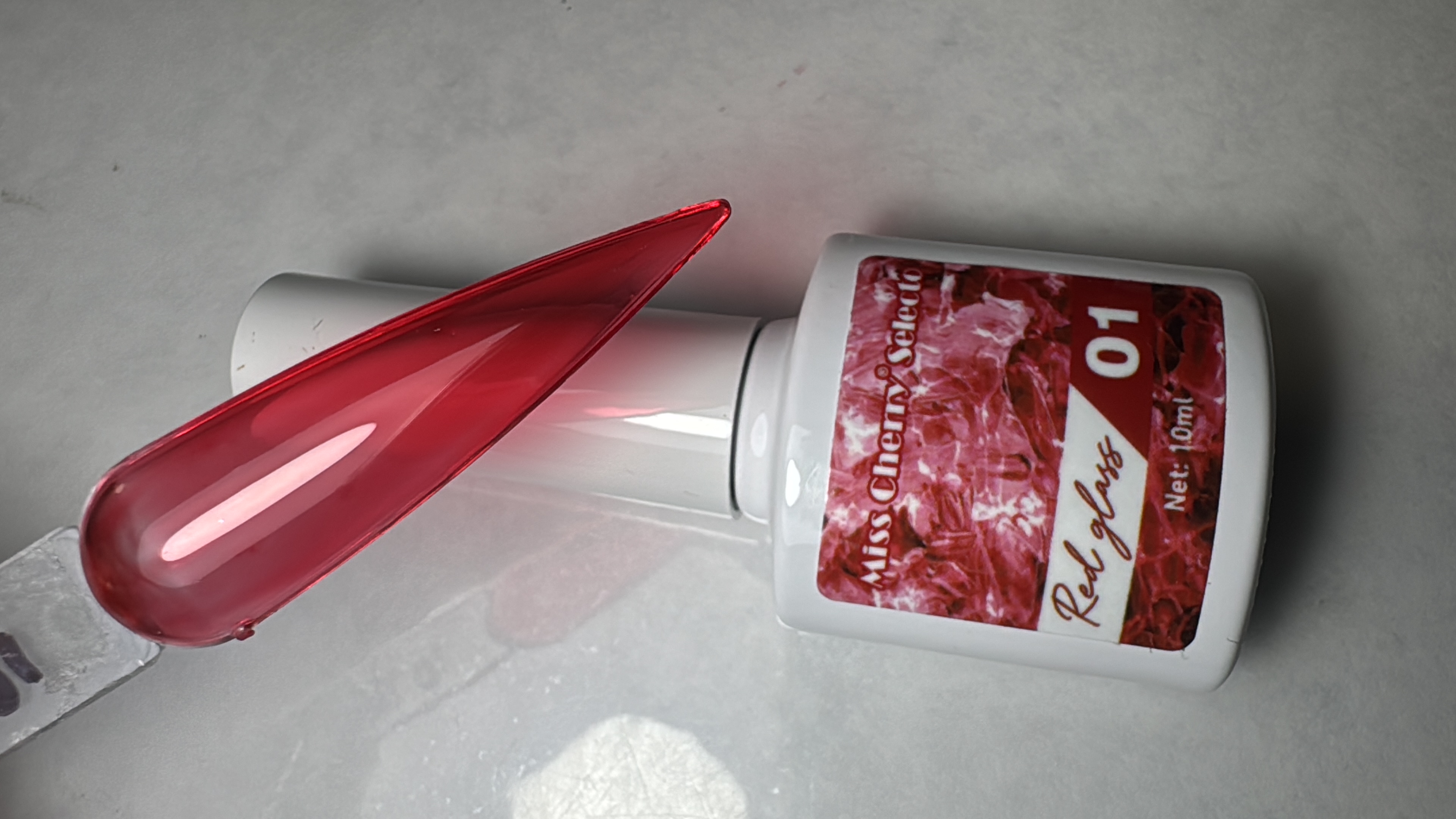 Gel Red Glass Vitral 01