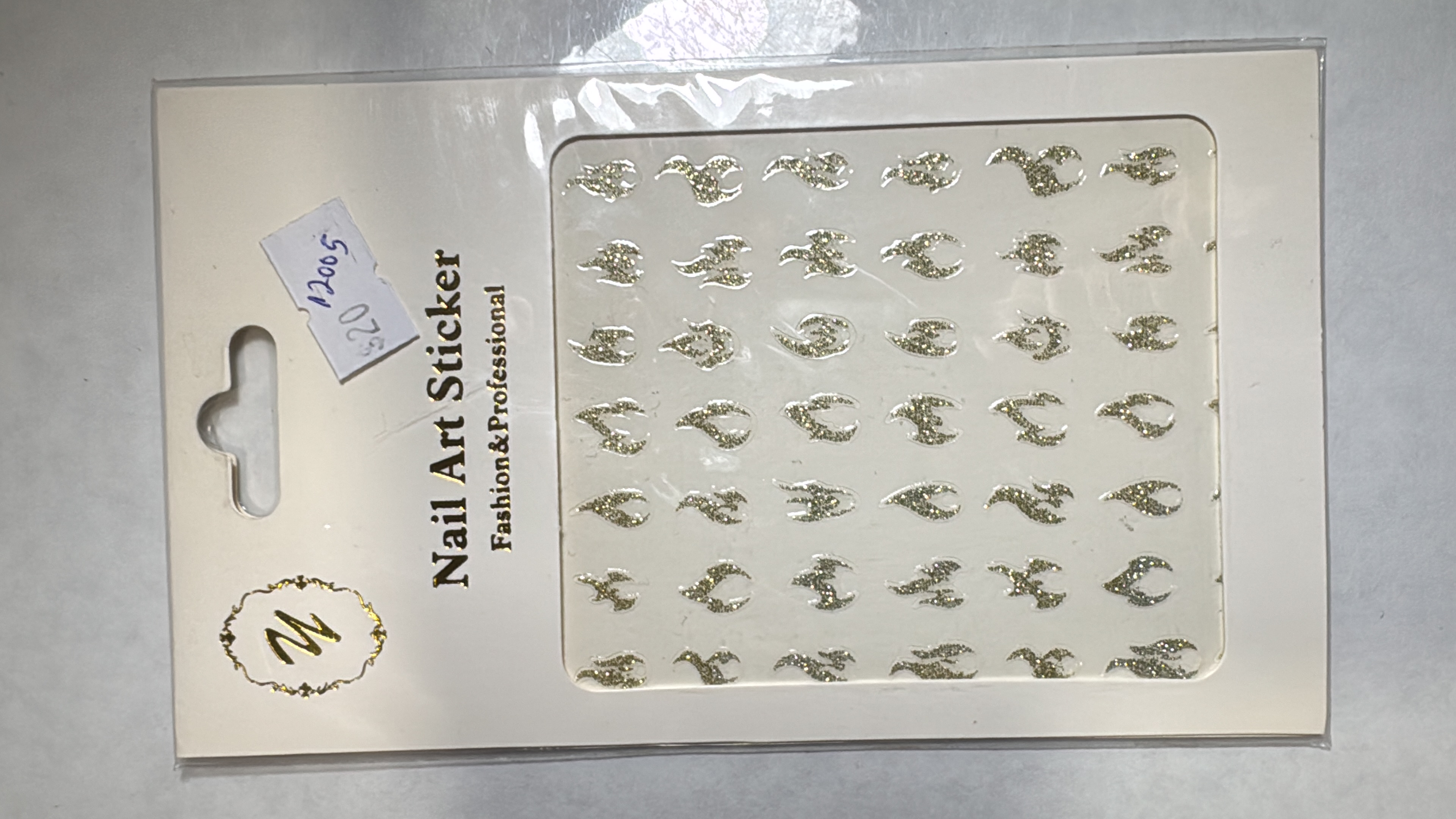 Sticker Fuego Dorado