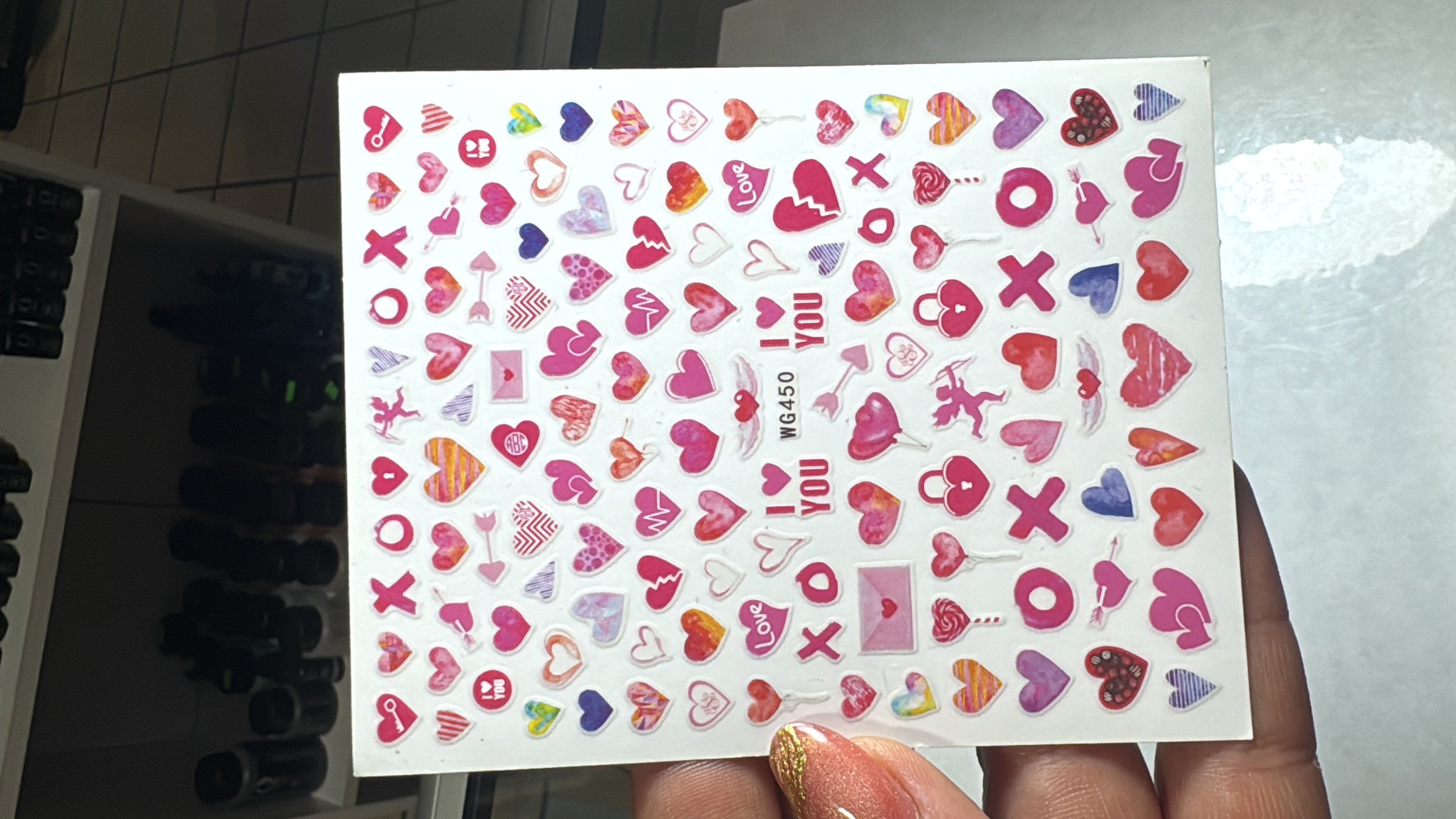 Sticker corazón WG 450