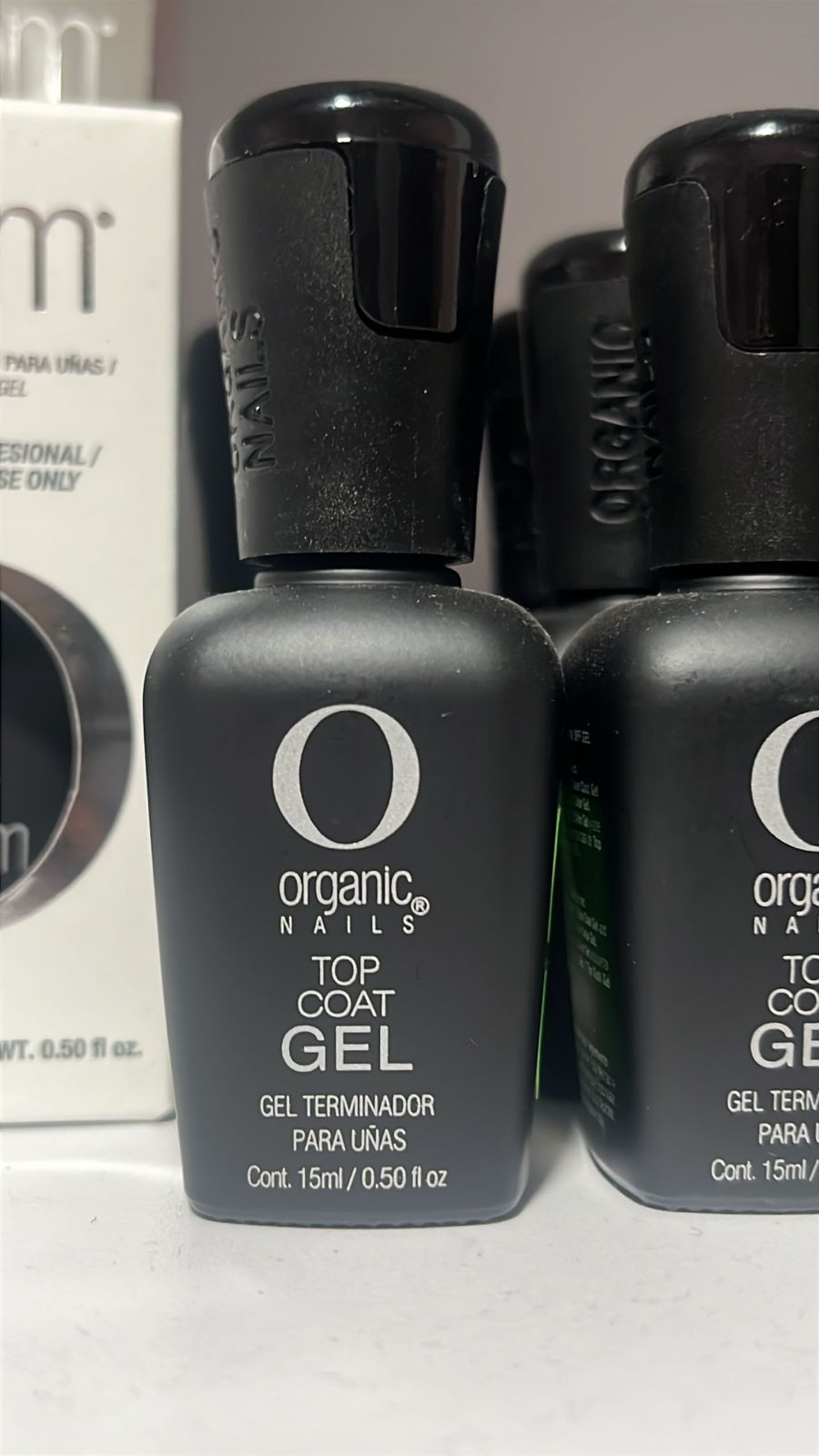 Top coat gel organic