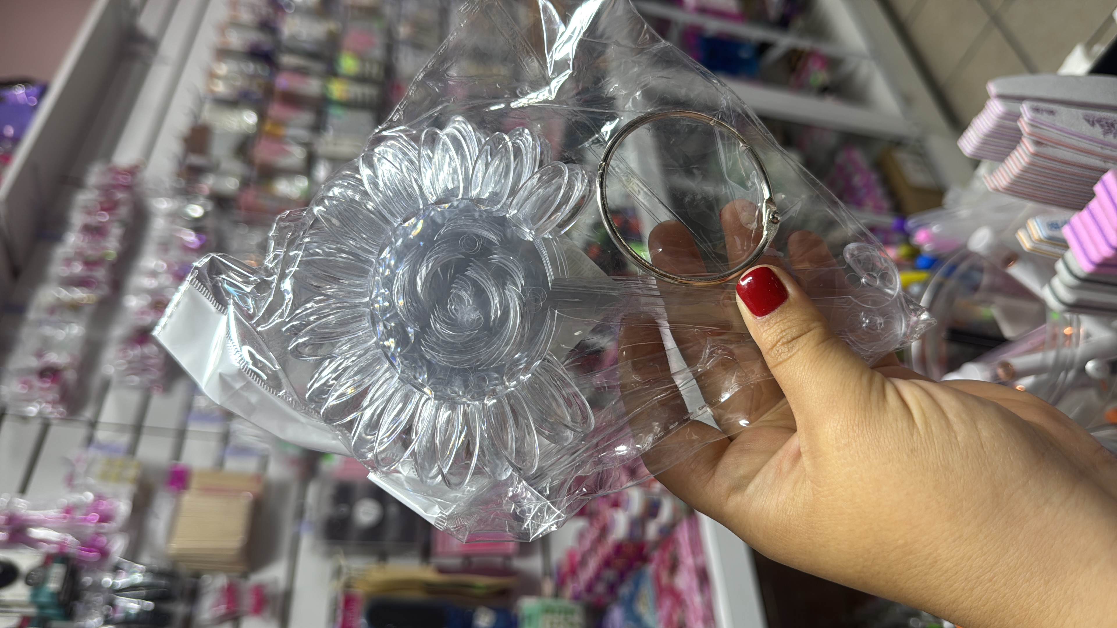 Muestrario Flor Transparente Gde