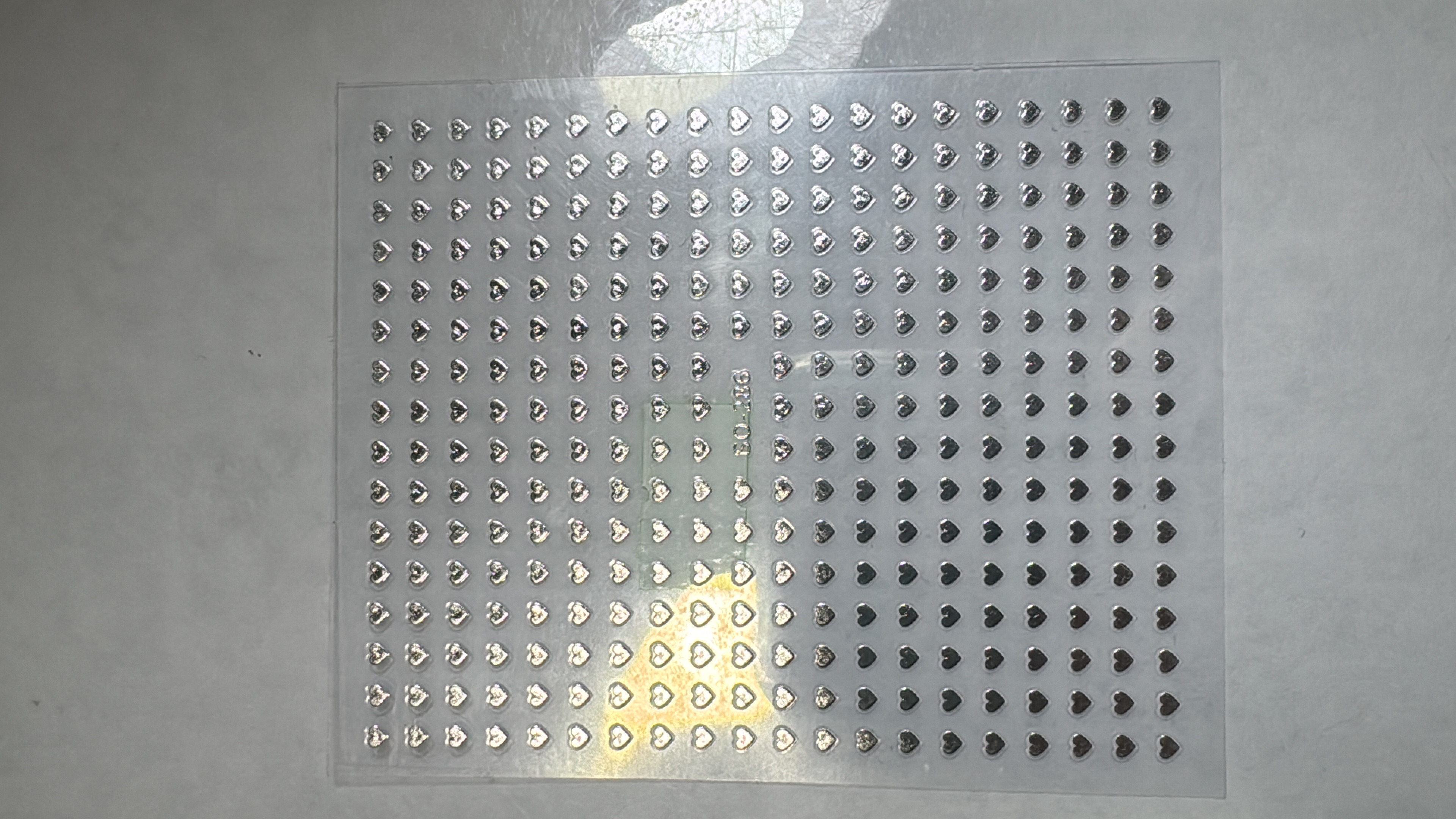 Sticker Corazón Mini Plata