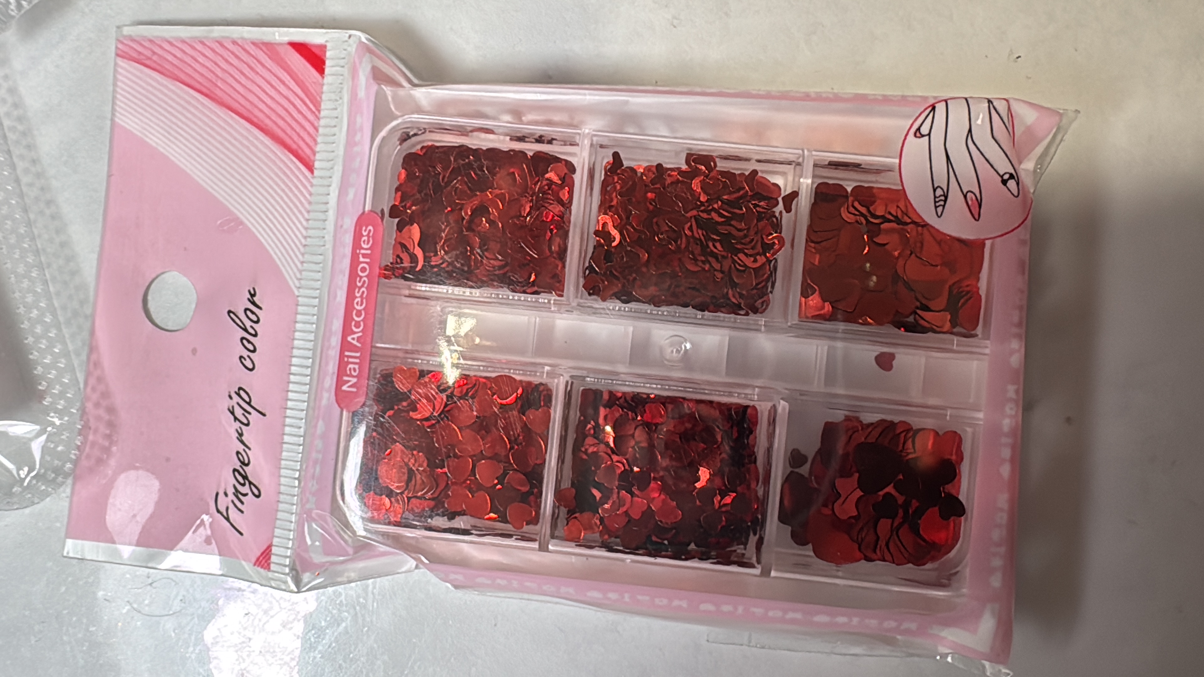 Corazón Acetato Rojo (GG2468)