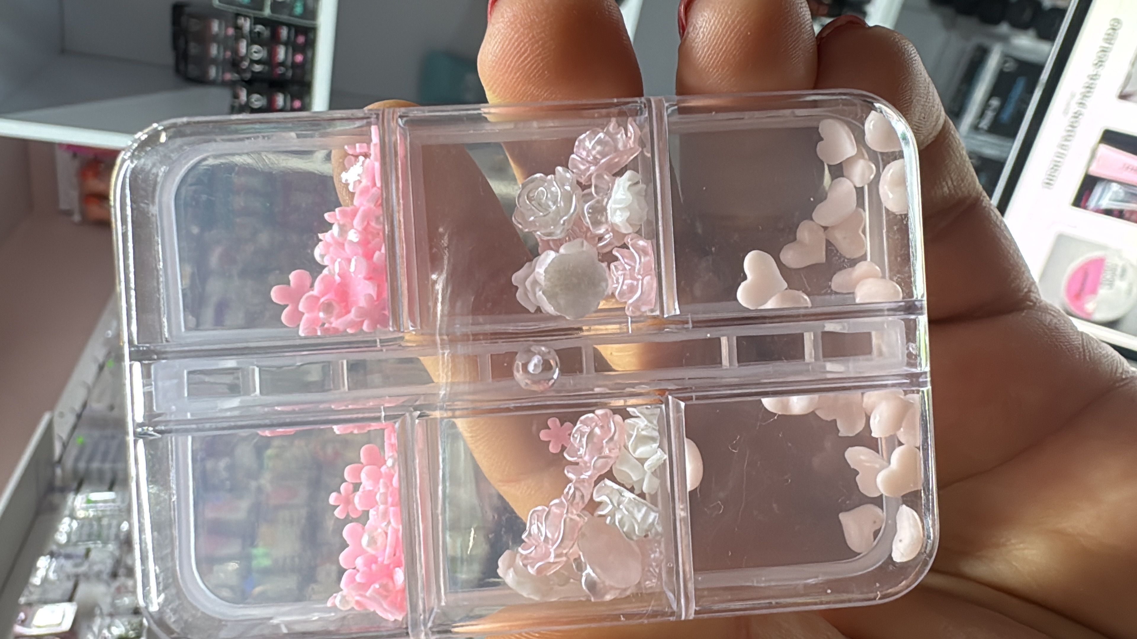 Decoración Flores y Corazones Rosa (y012)