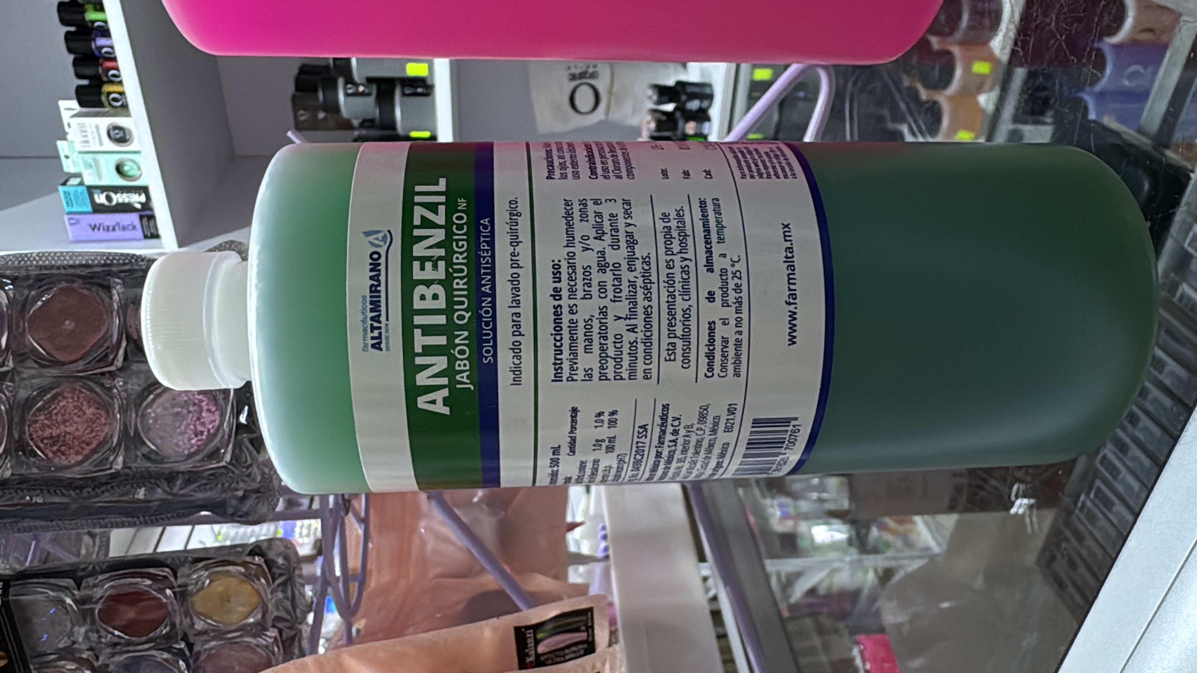 Antibenzil Jabón Quirúrgico 500ml