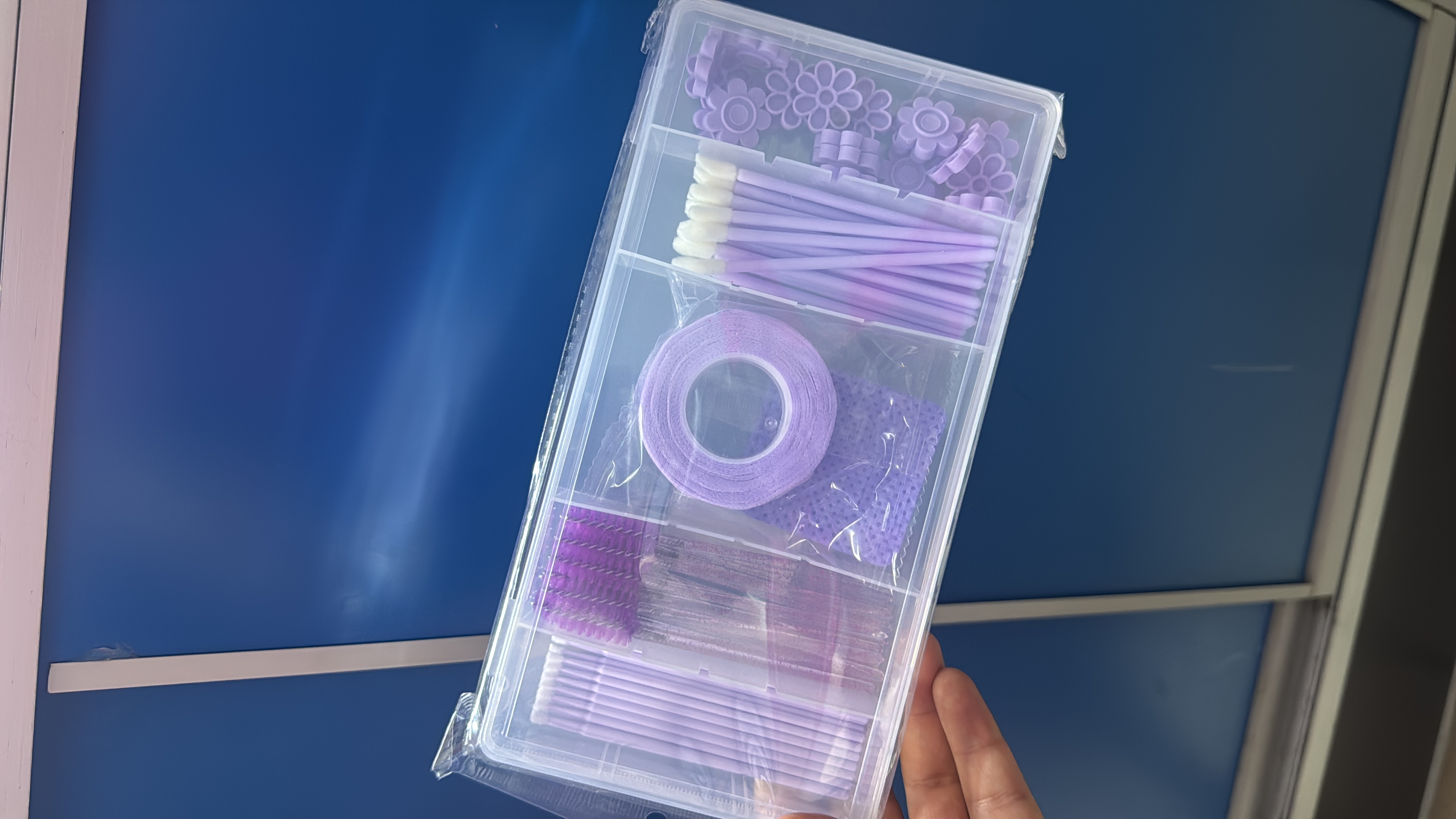 Kit para pestañas Morado (J069)