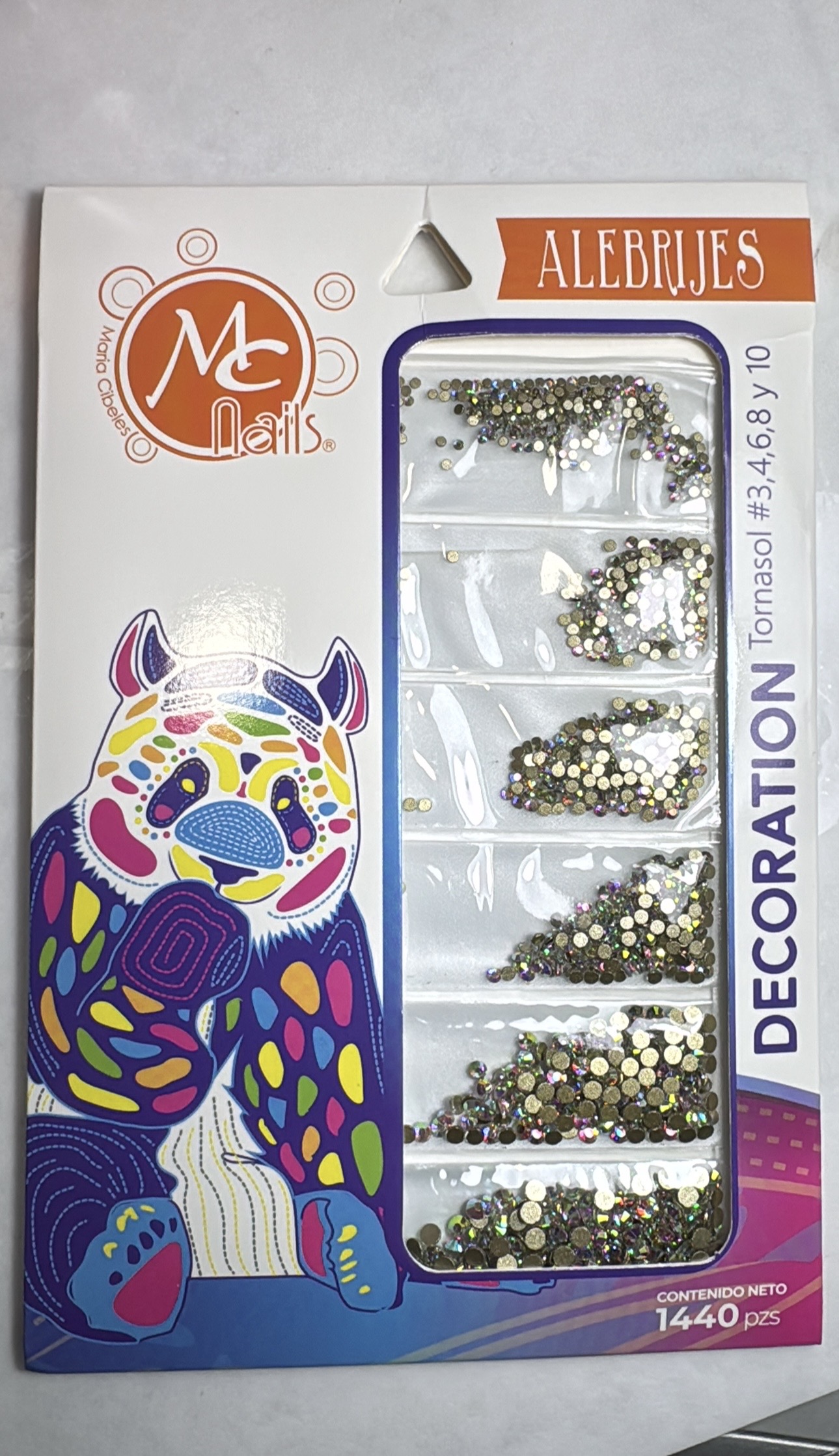 Cristales Tornasol #3,4,6,8 y 10