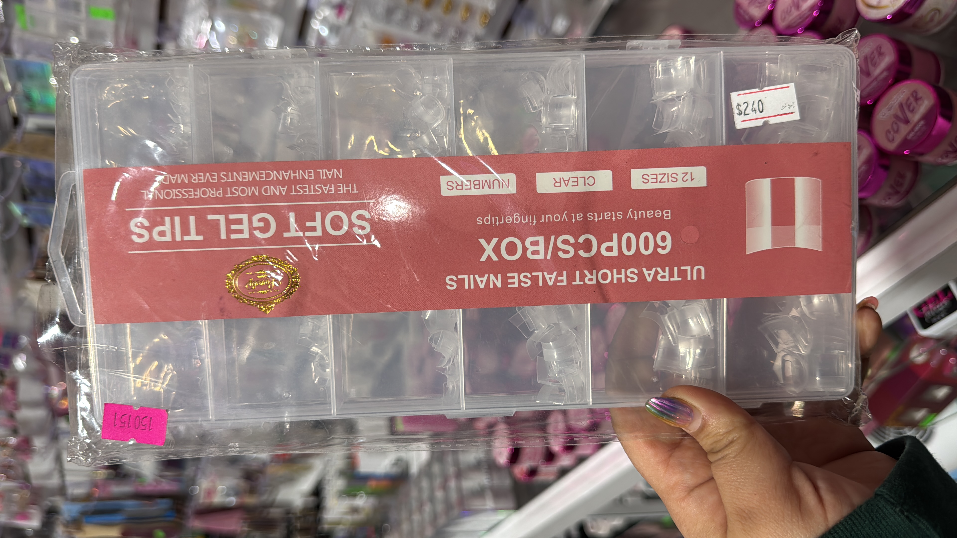 Tip Ultra Short cuadrado 600pzs