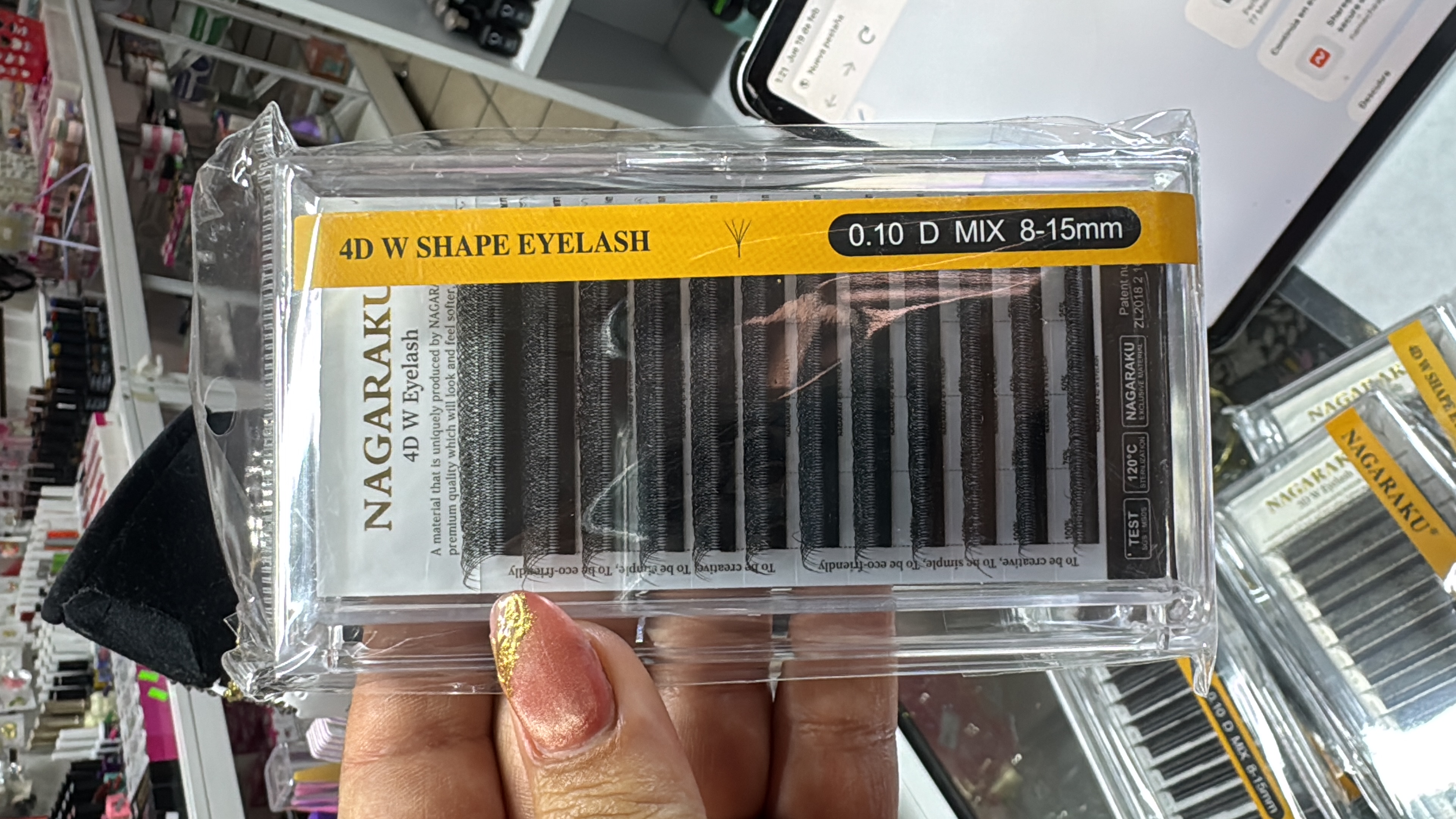 Pestaña 4D W 1x1 0.10D Mix (277)