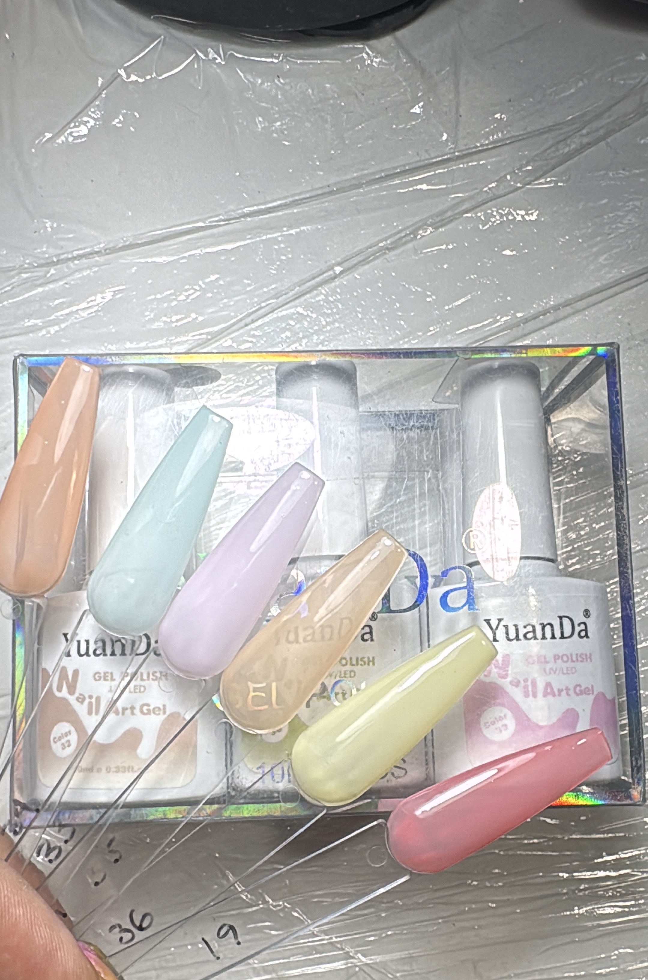 Gama de geles F 6 pza 10ml