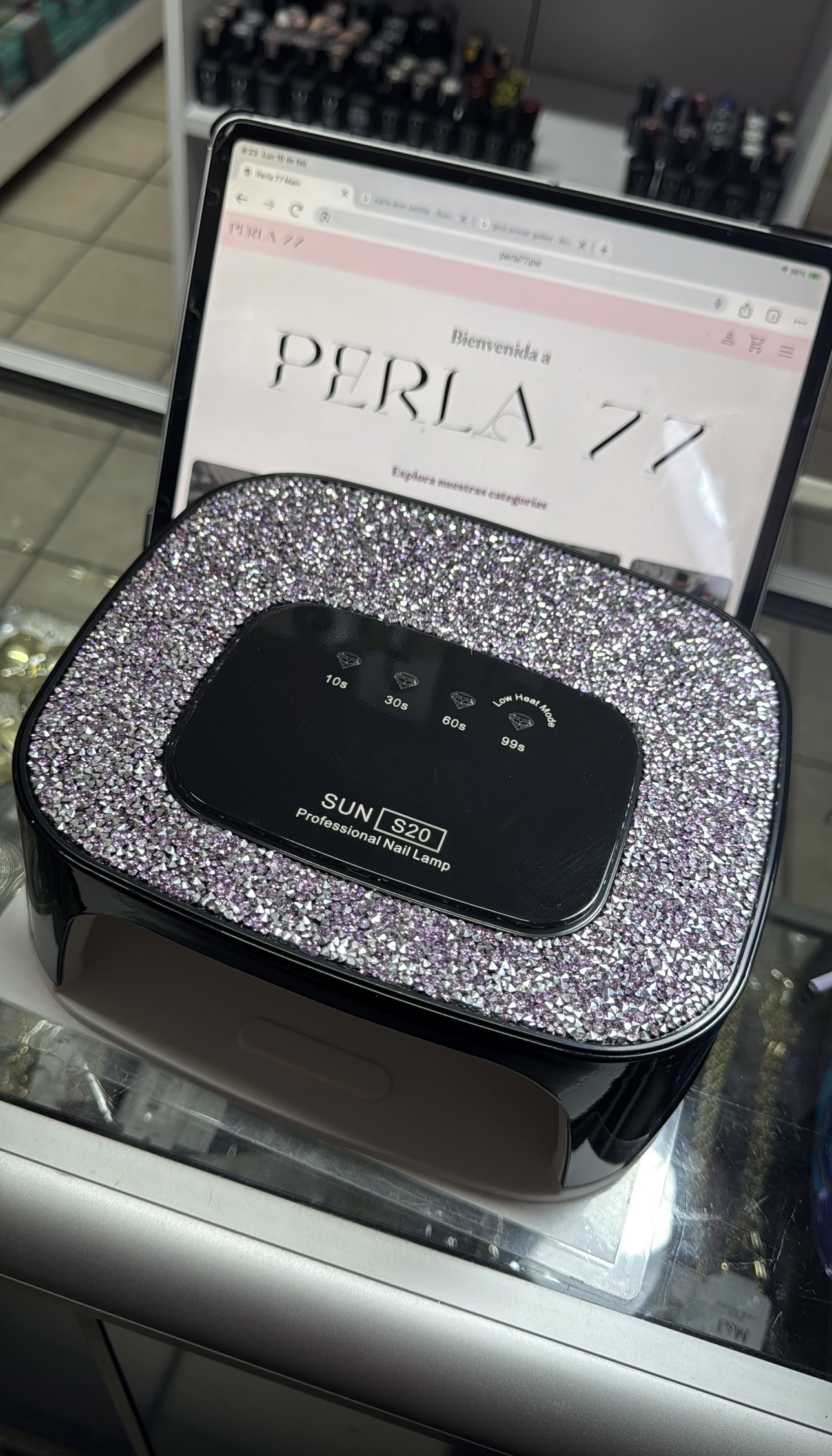 Lámpara SUN S20 Negra RECARGABLE 168W