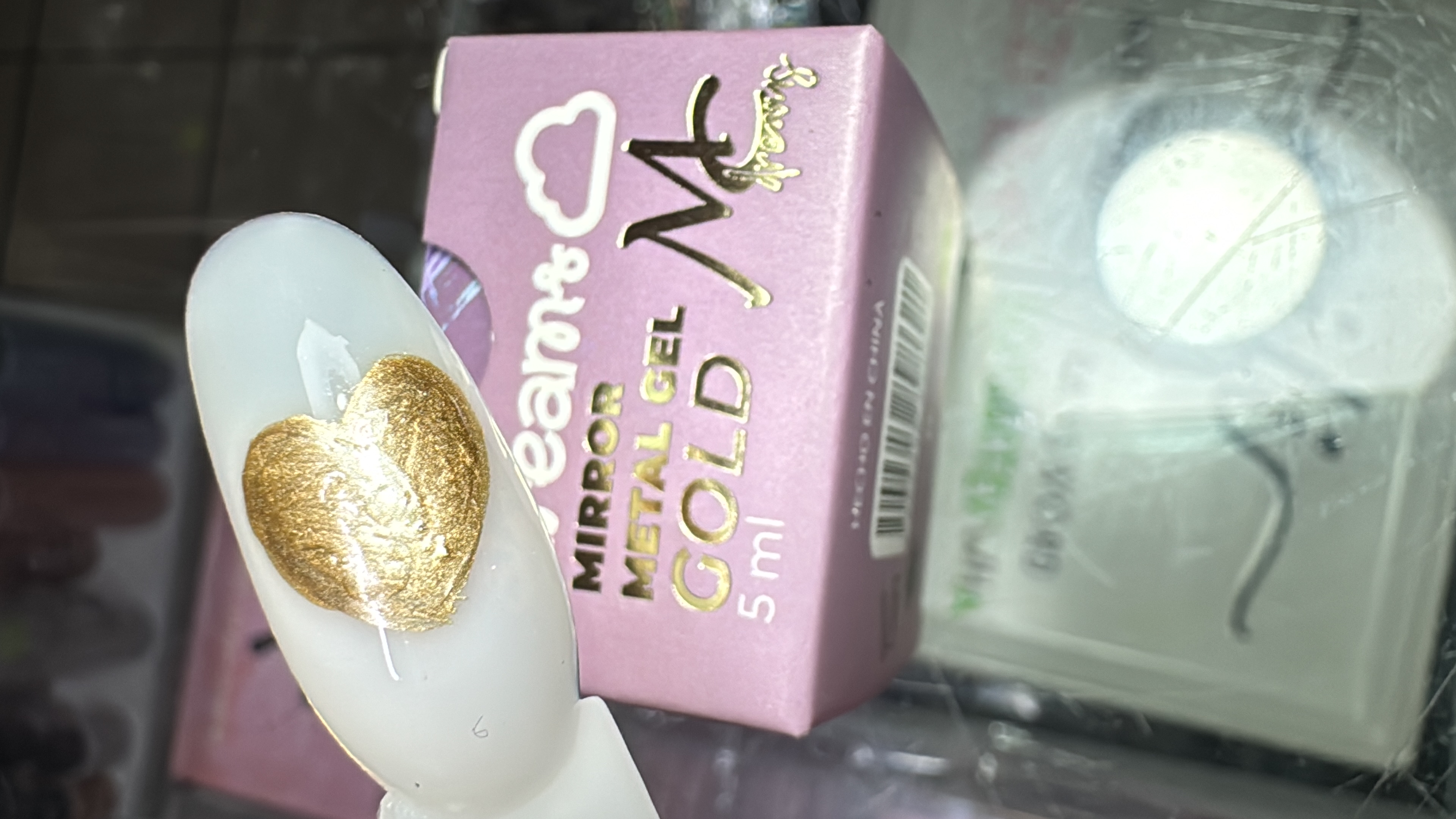 Metal Gel Gold Dreams Mirror