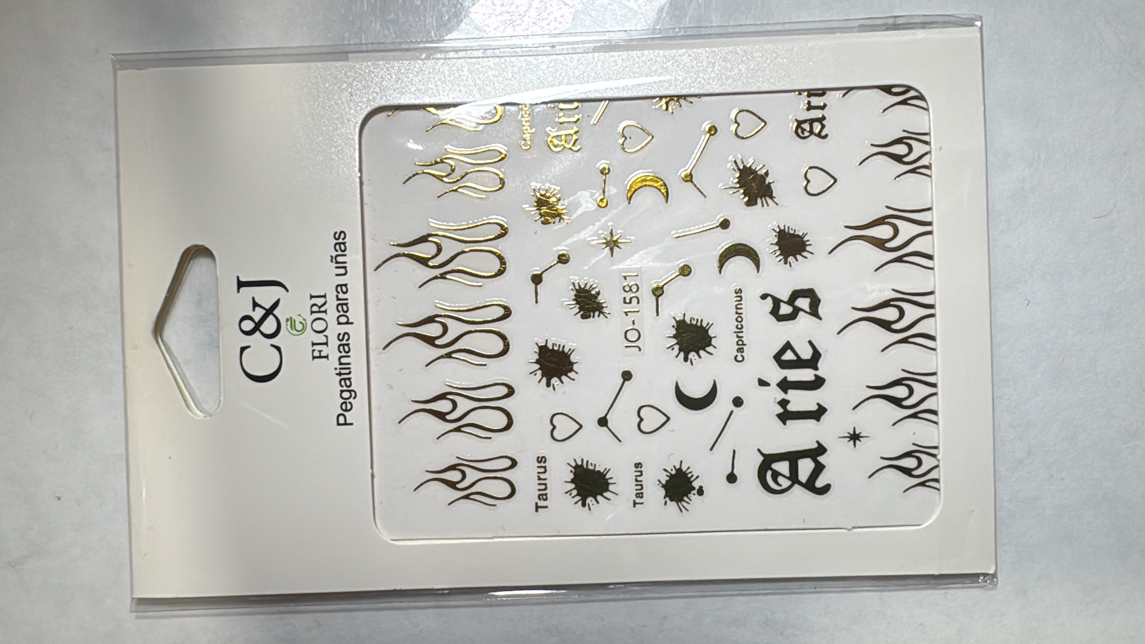 Sticker Aries Dorado