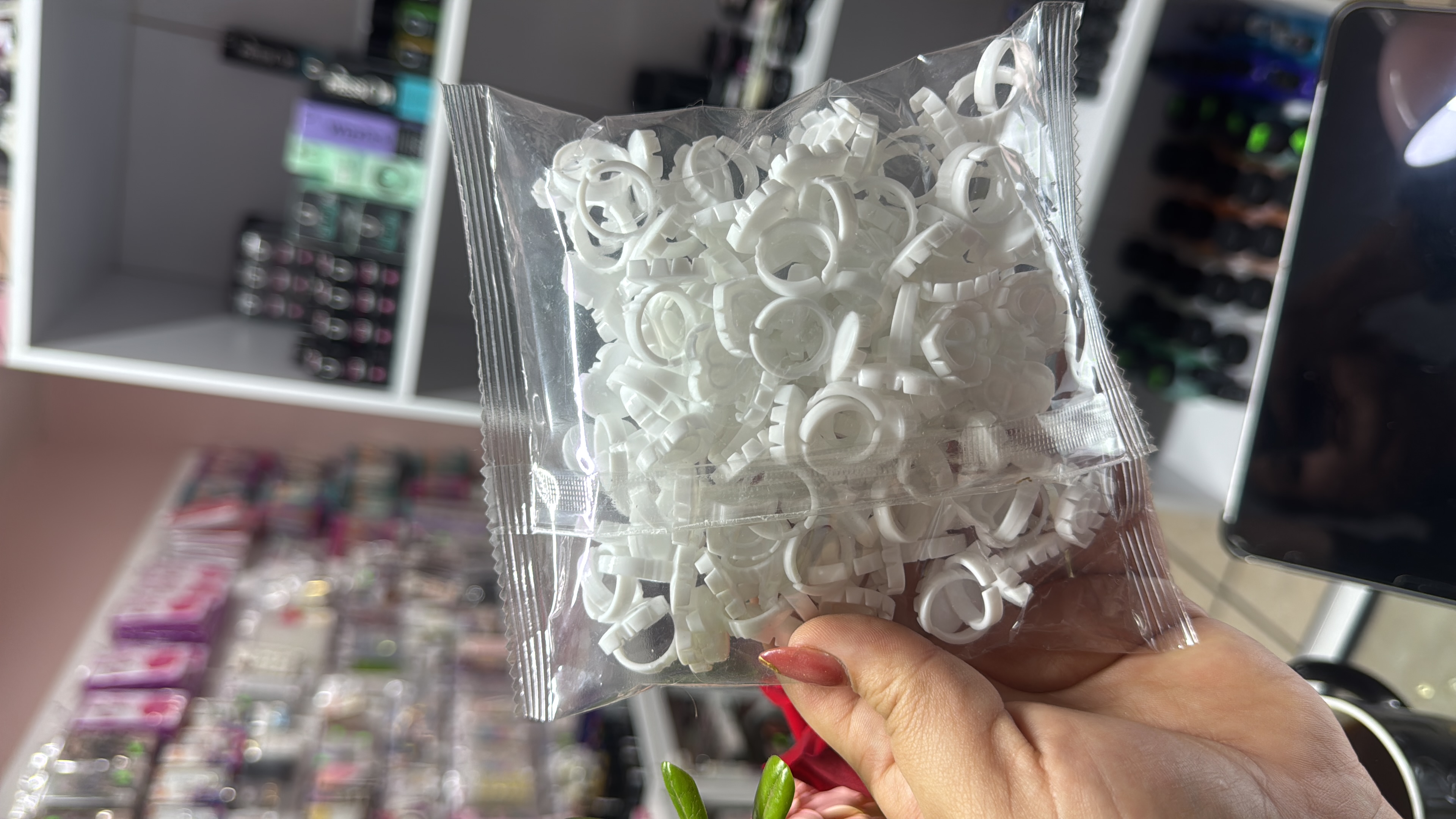 Anillo Para Pegamento de Pestañas Blanco (AN1)