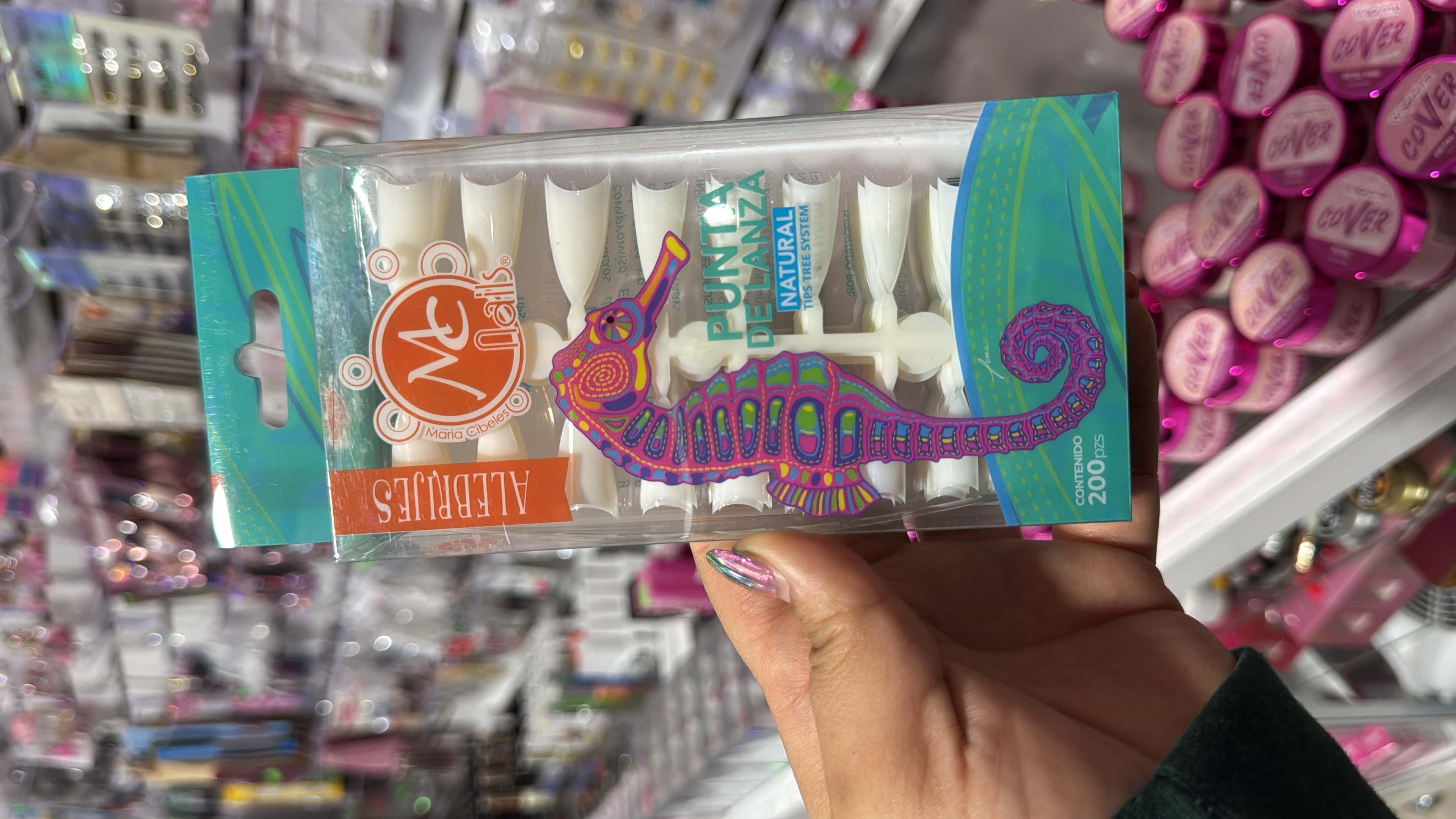 Tips Punta de Lanza Natural 200 pzs