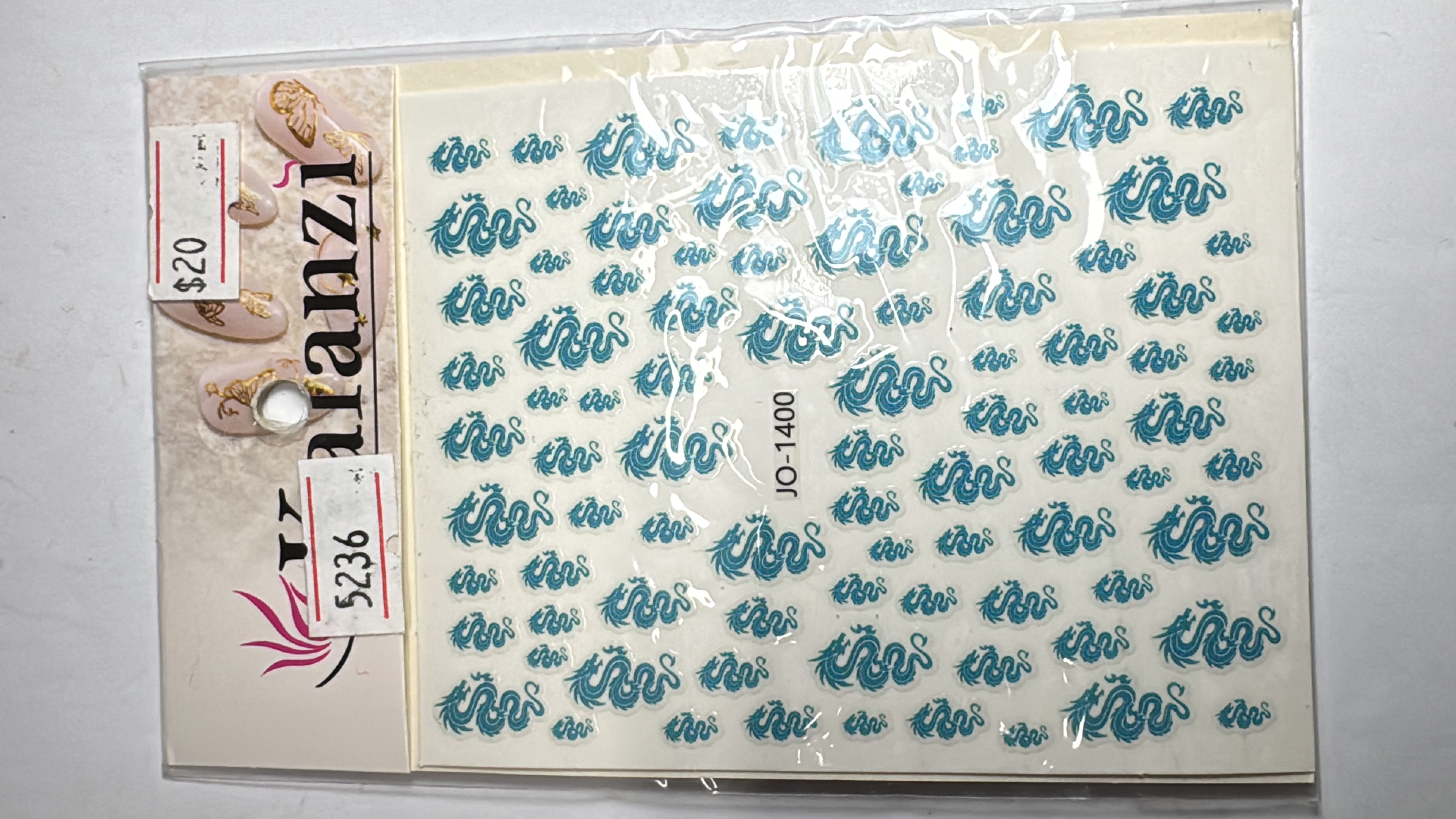 Sticker Dragón Azul