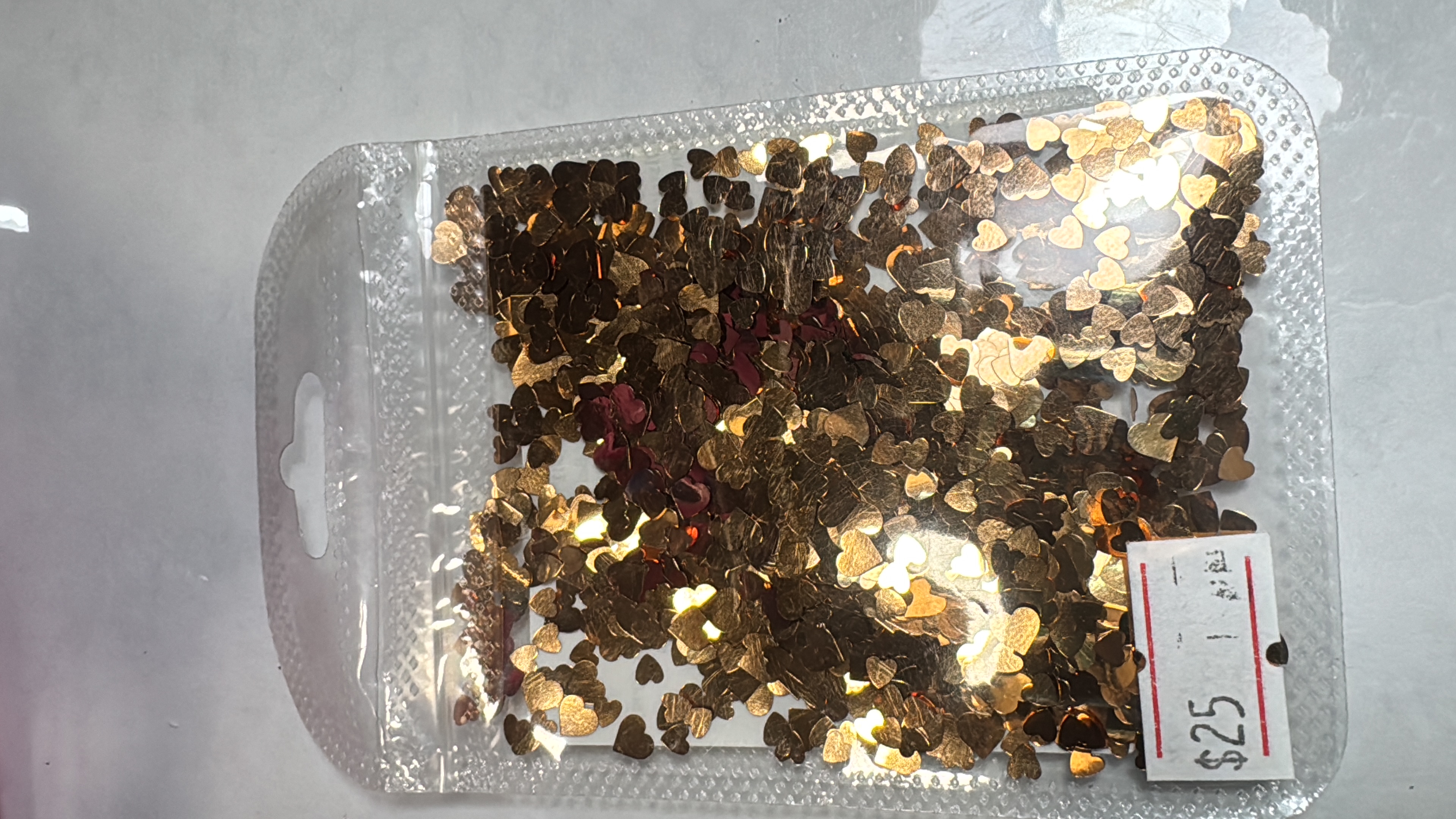 Acetato Corazón Dorado