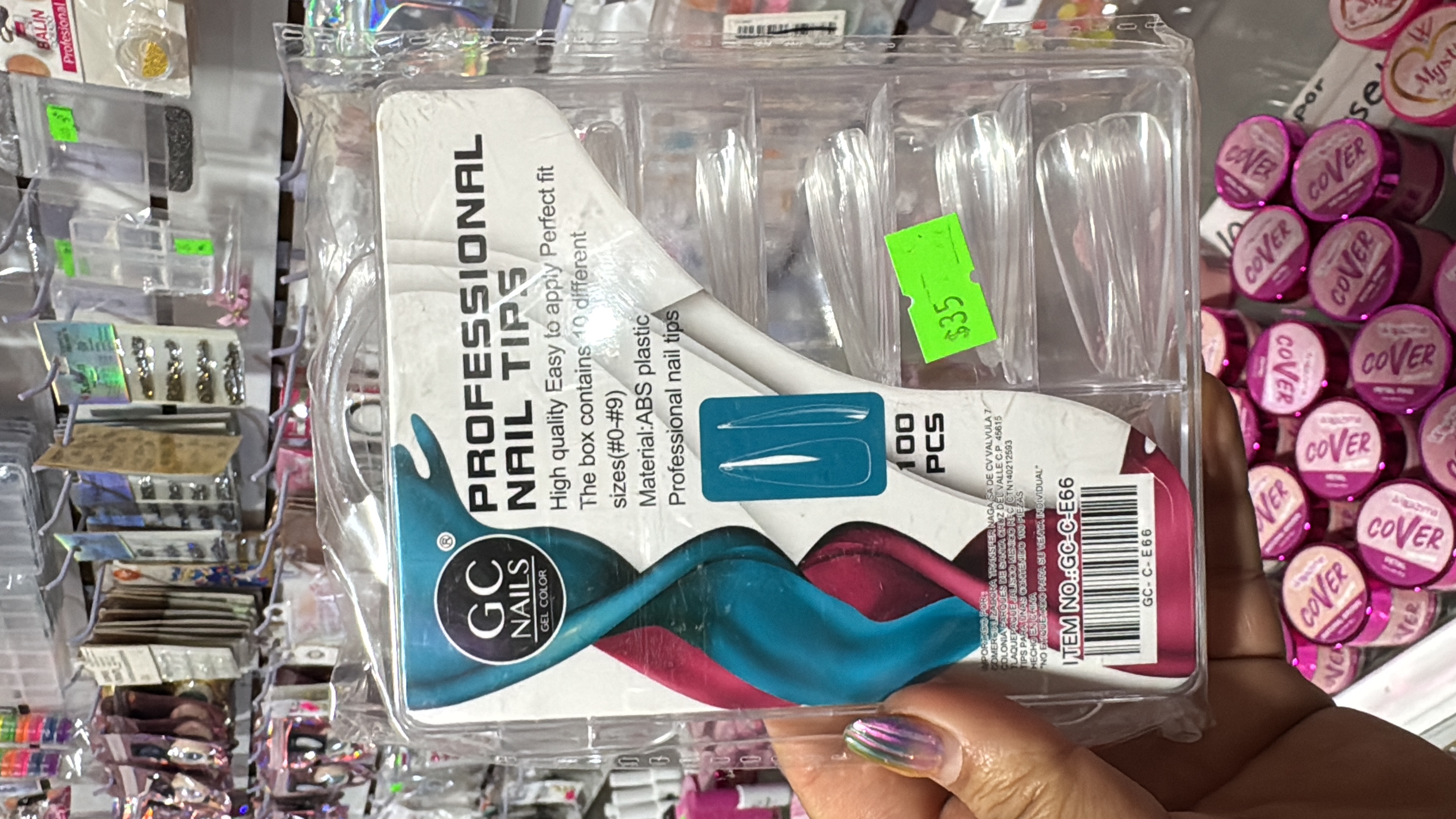 AGOTADO Tip Soft Gel  E-66 100pzs