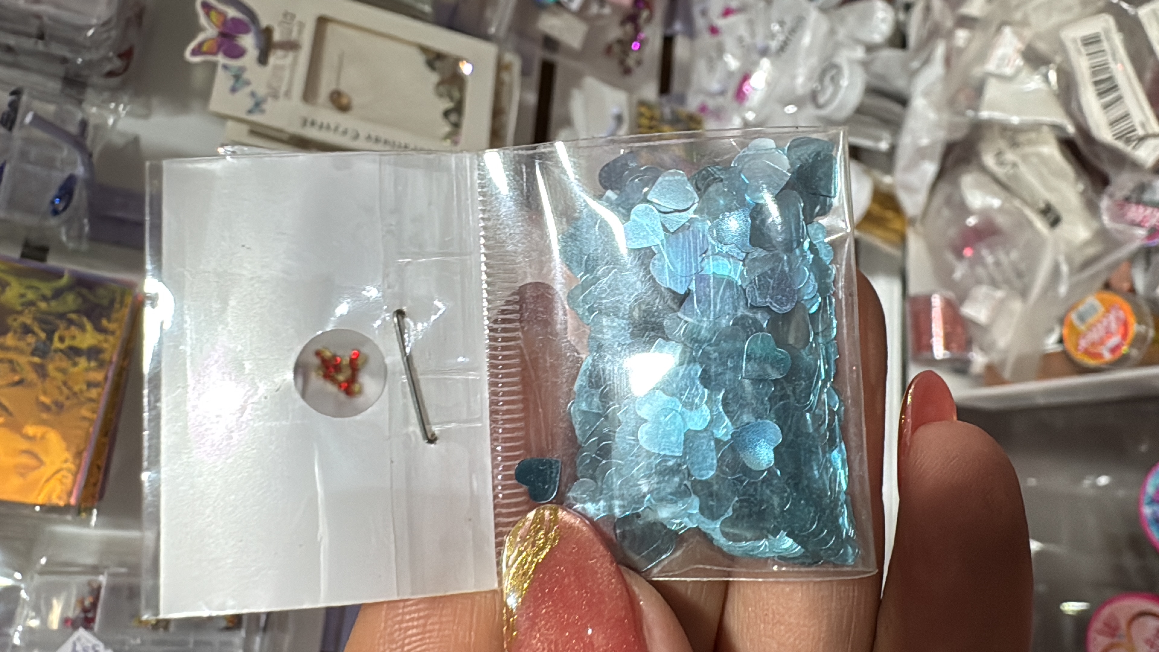 Acetato corazón azul (205)