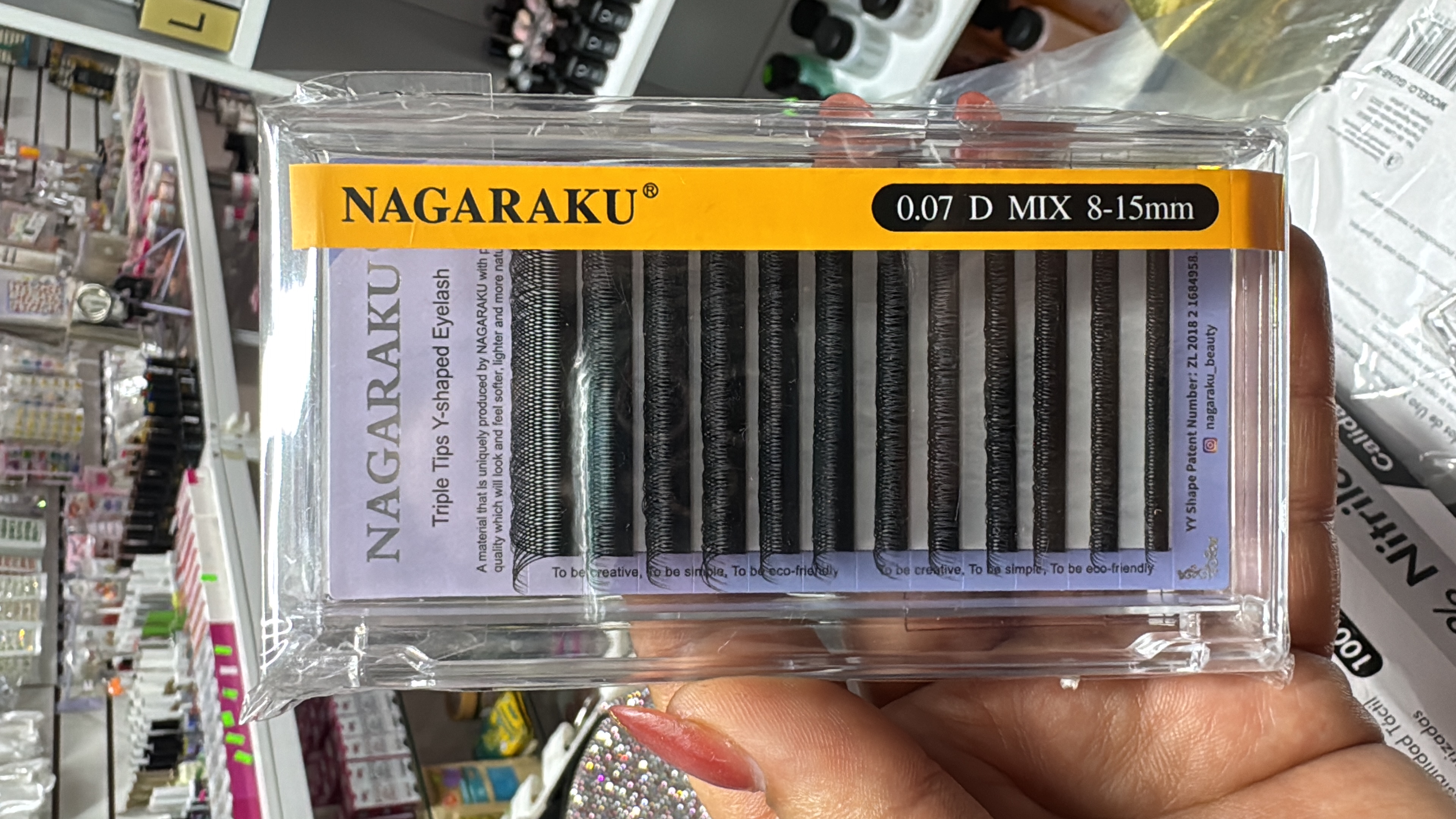 Pestañas Triple Tips Y 0.07 D MIX (304)