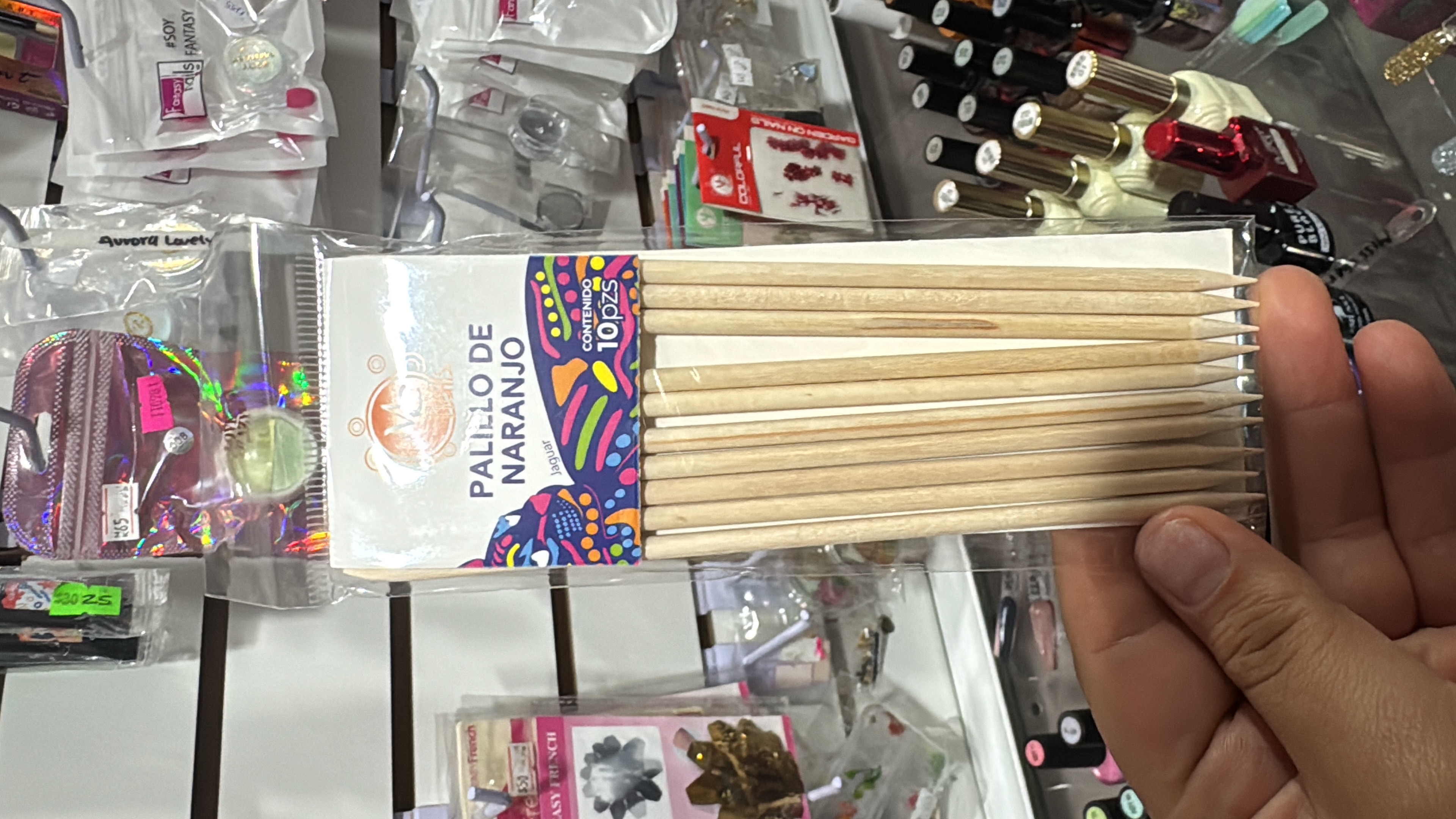 Palillo de naranjo 10 pzs