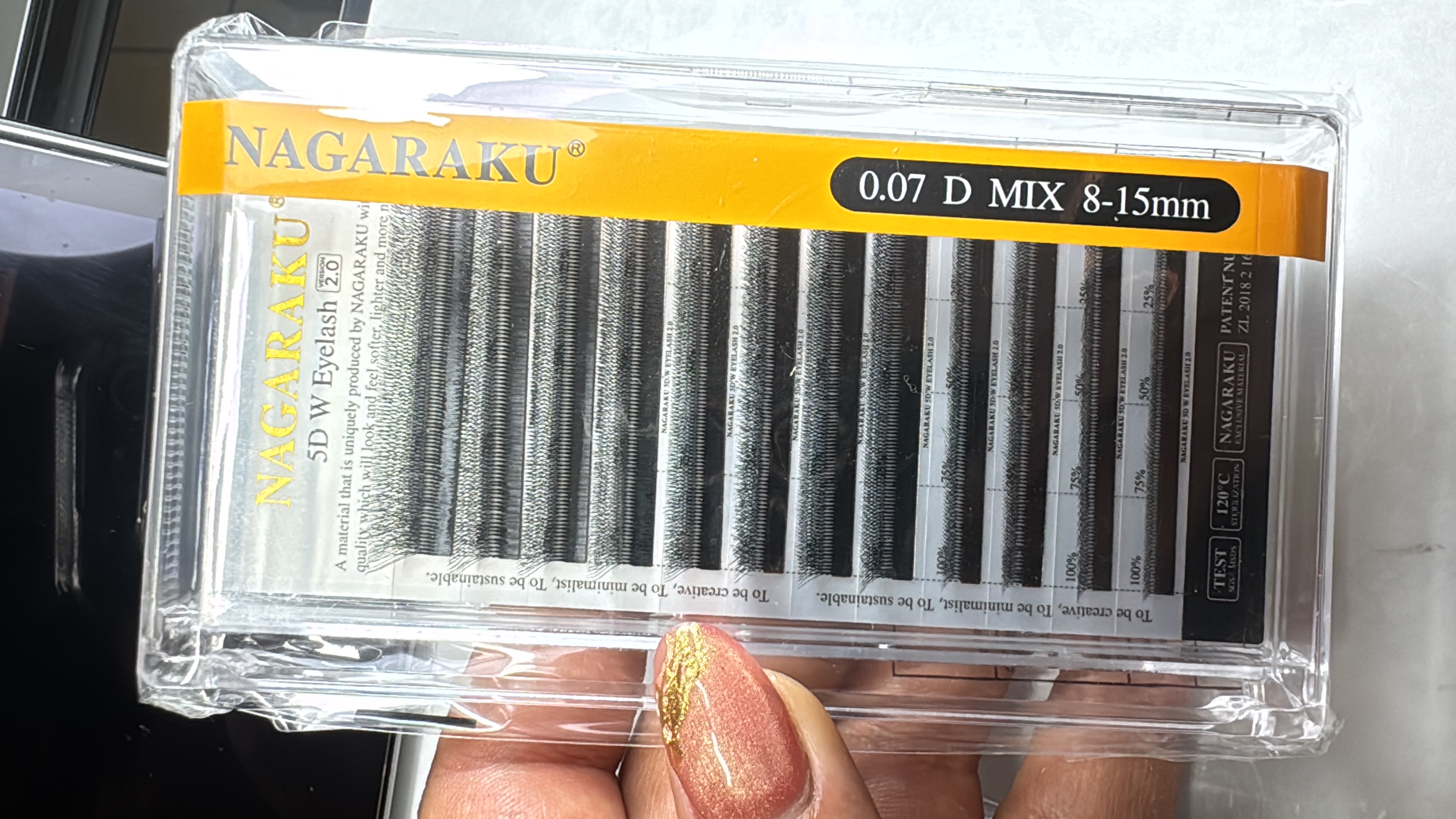 Pestaña 5D W 2.0 1x1 0.07D MIX (282)