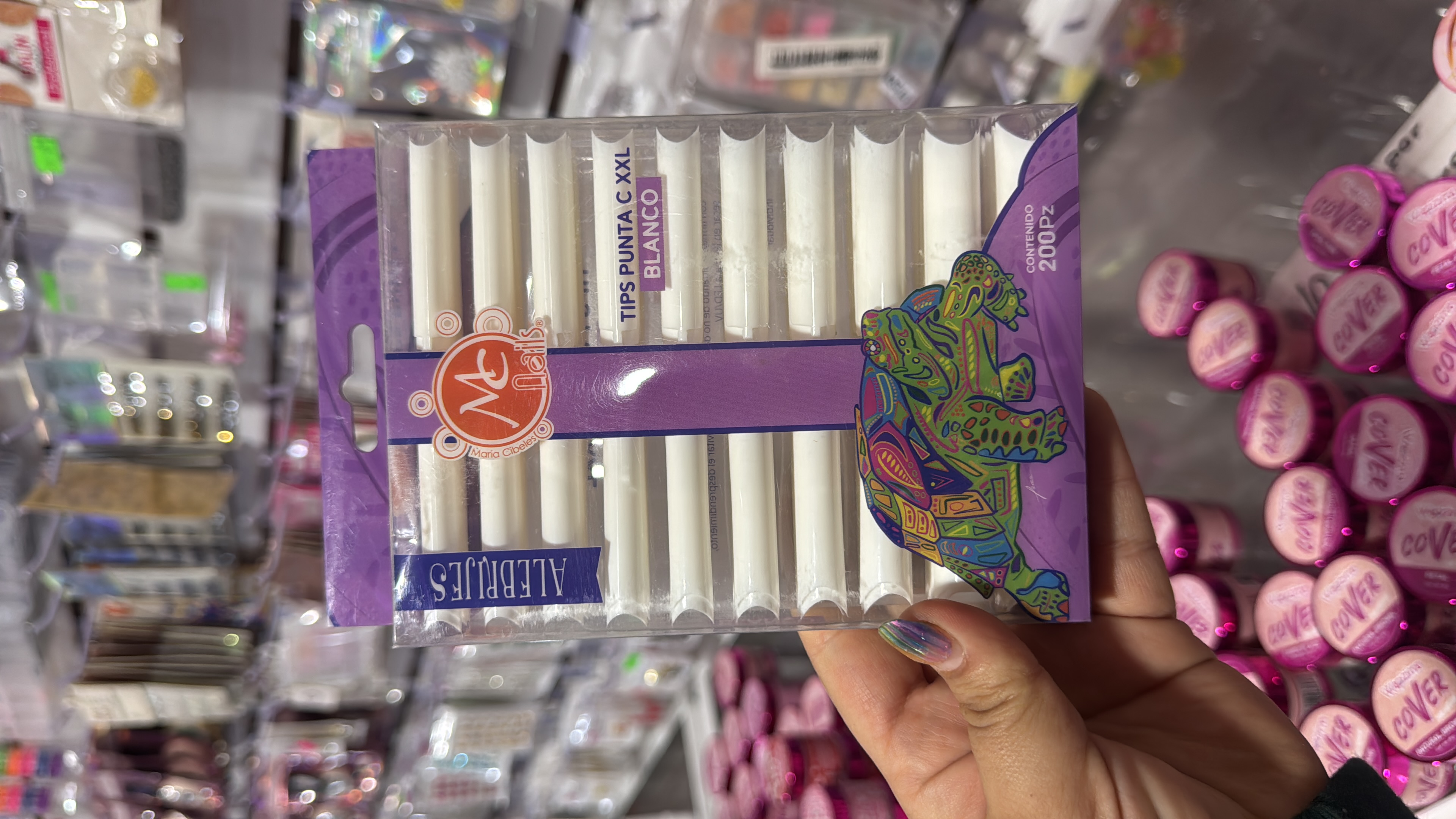 Tips Punta C XXL Blanco 200 pz