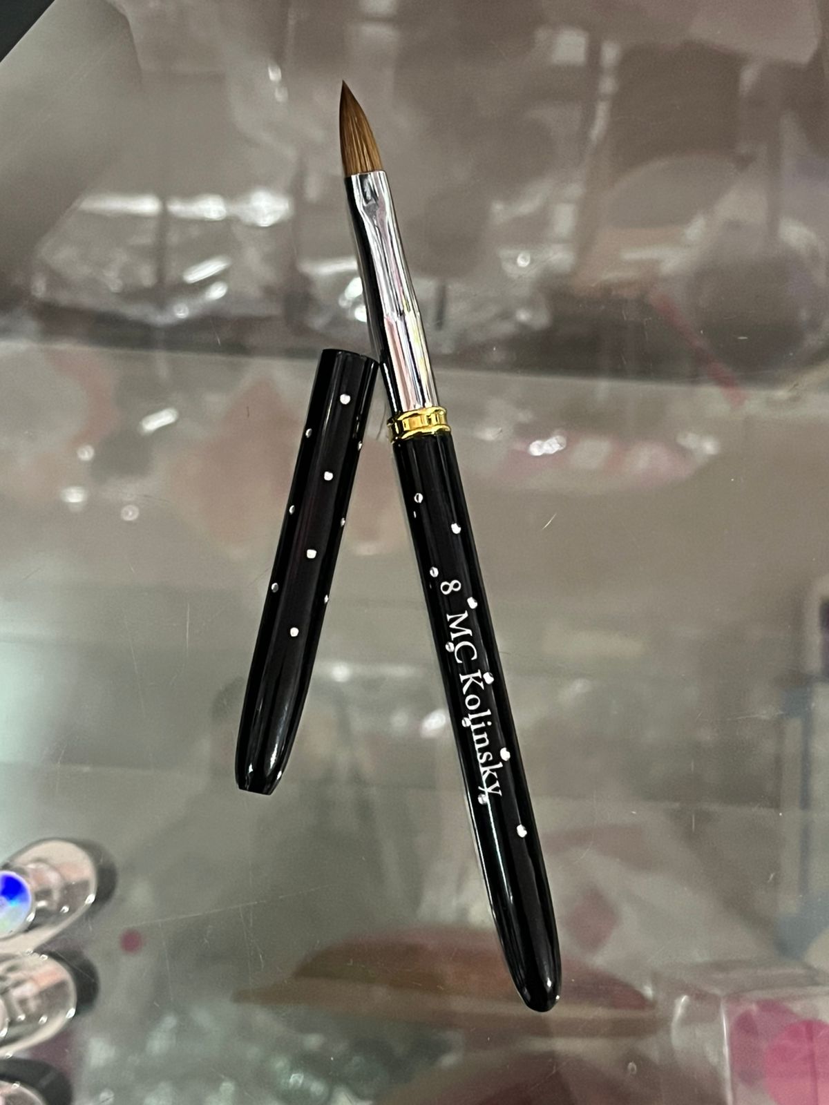 Pincel Kolinsky #8 Black Rock