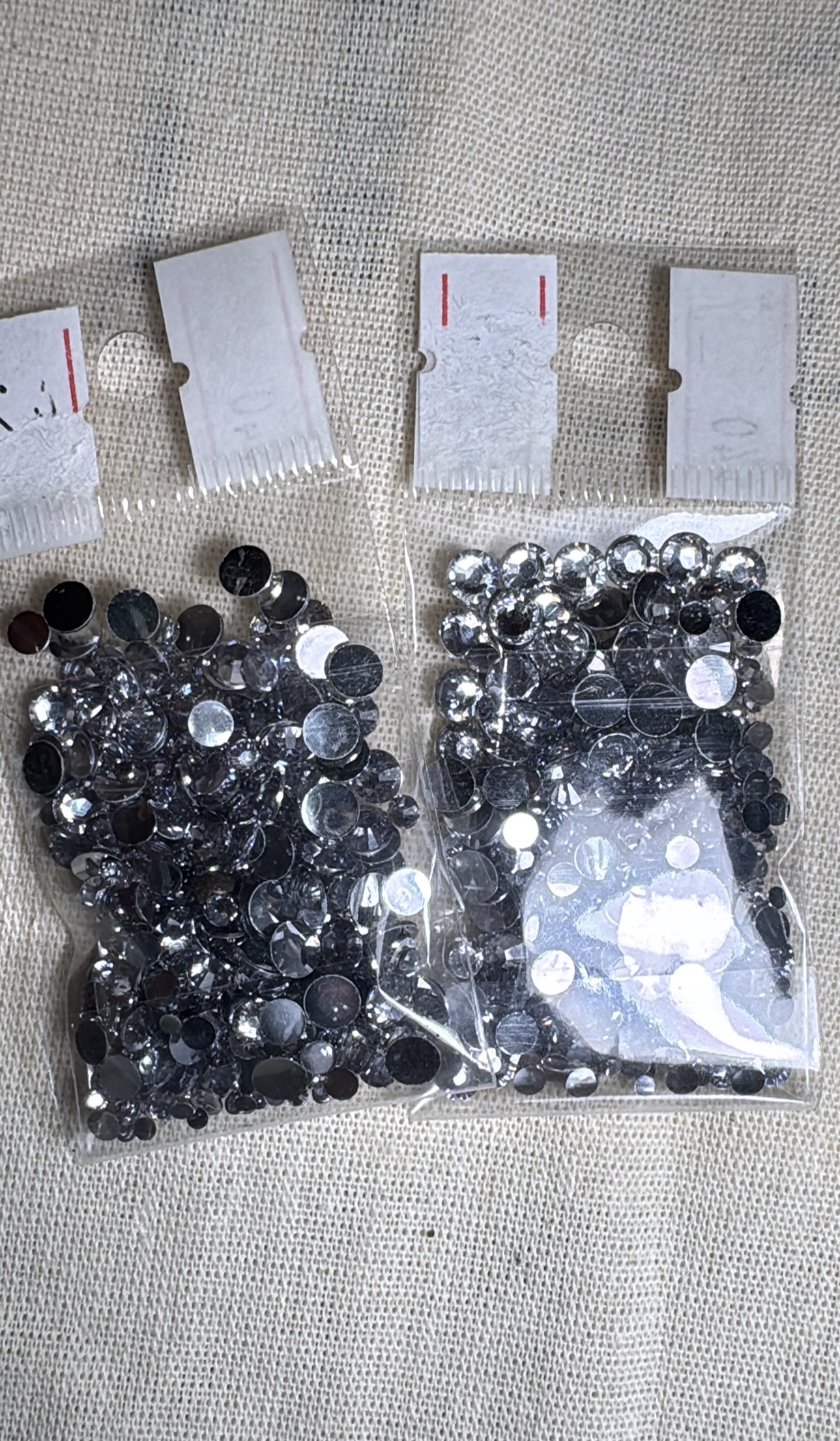 Paquete de Cristales Plata (23)