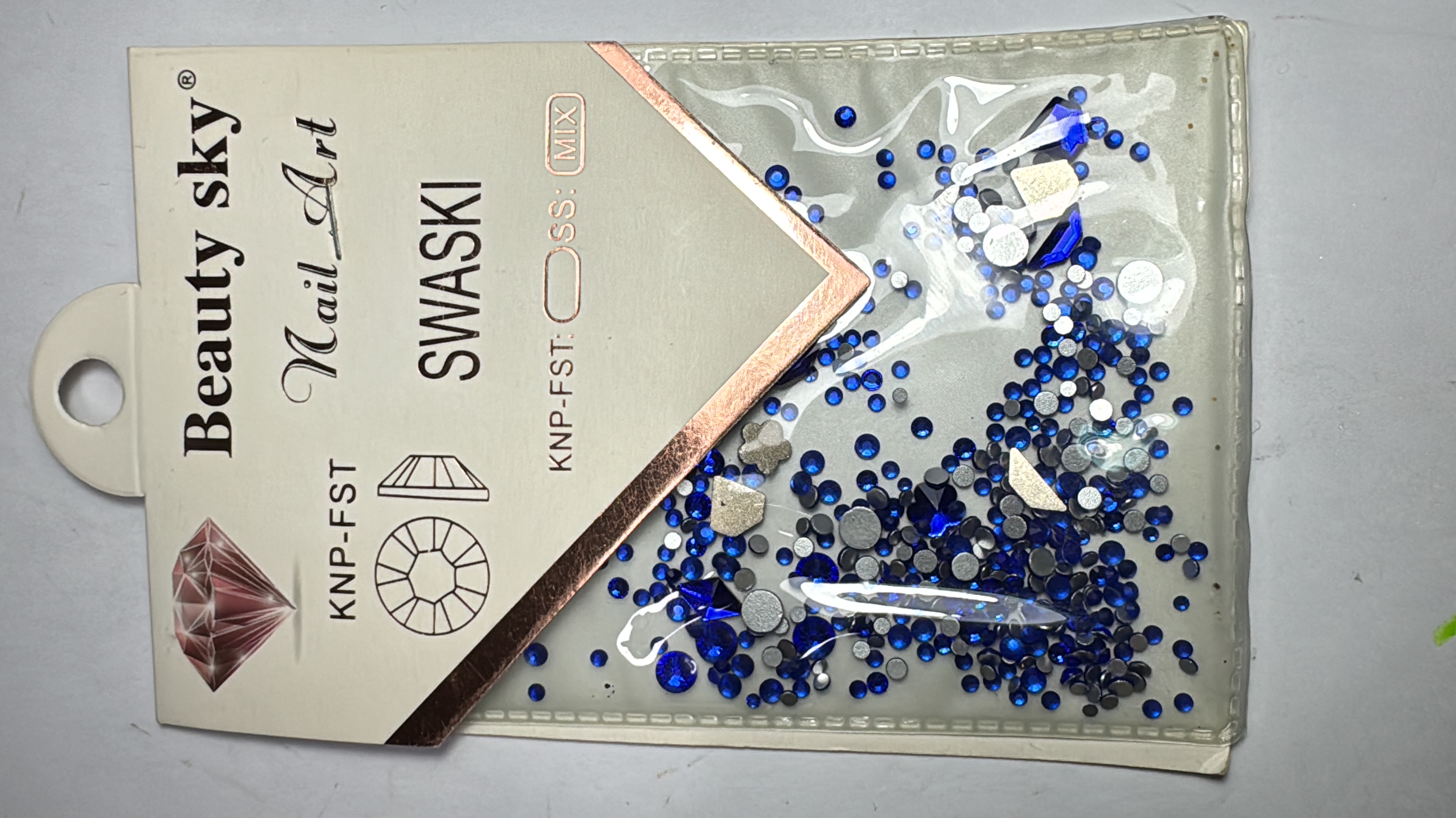 Cristal Azul Mix Formas (427)