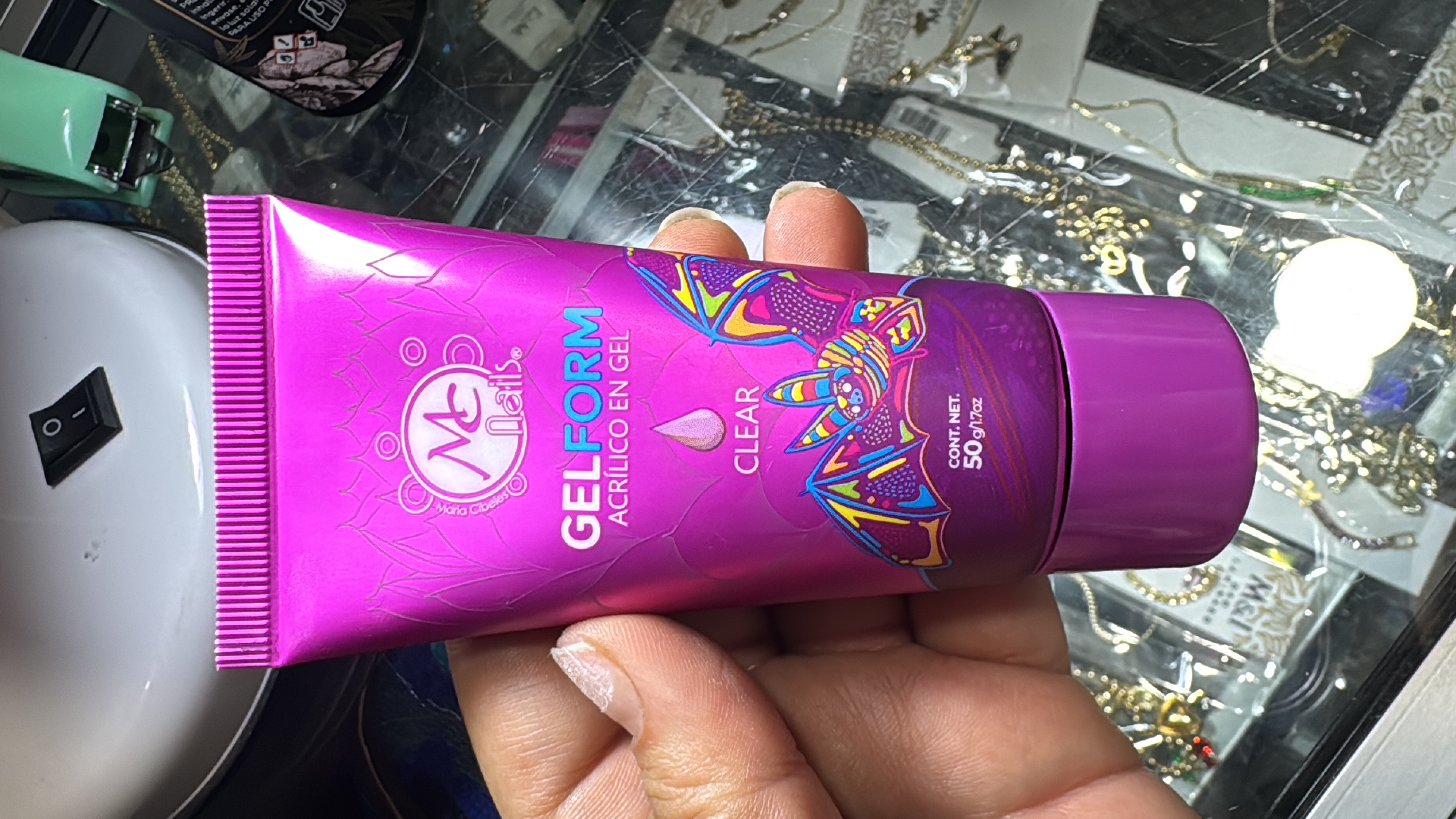 Polygel Clear Gel Form 50g