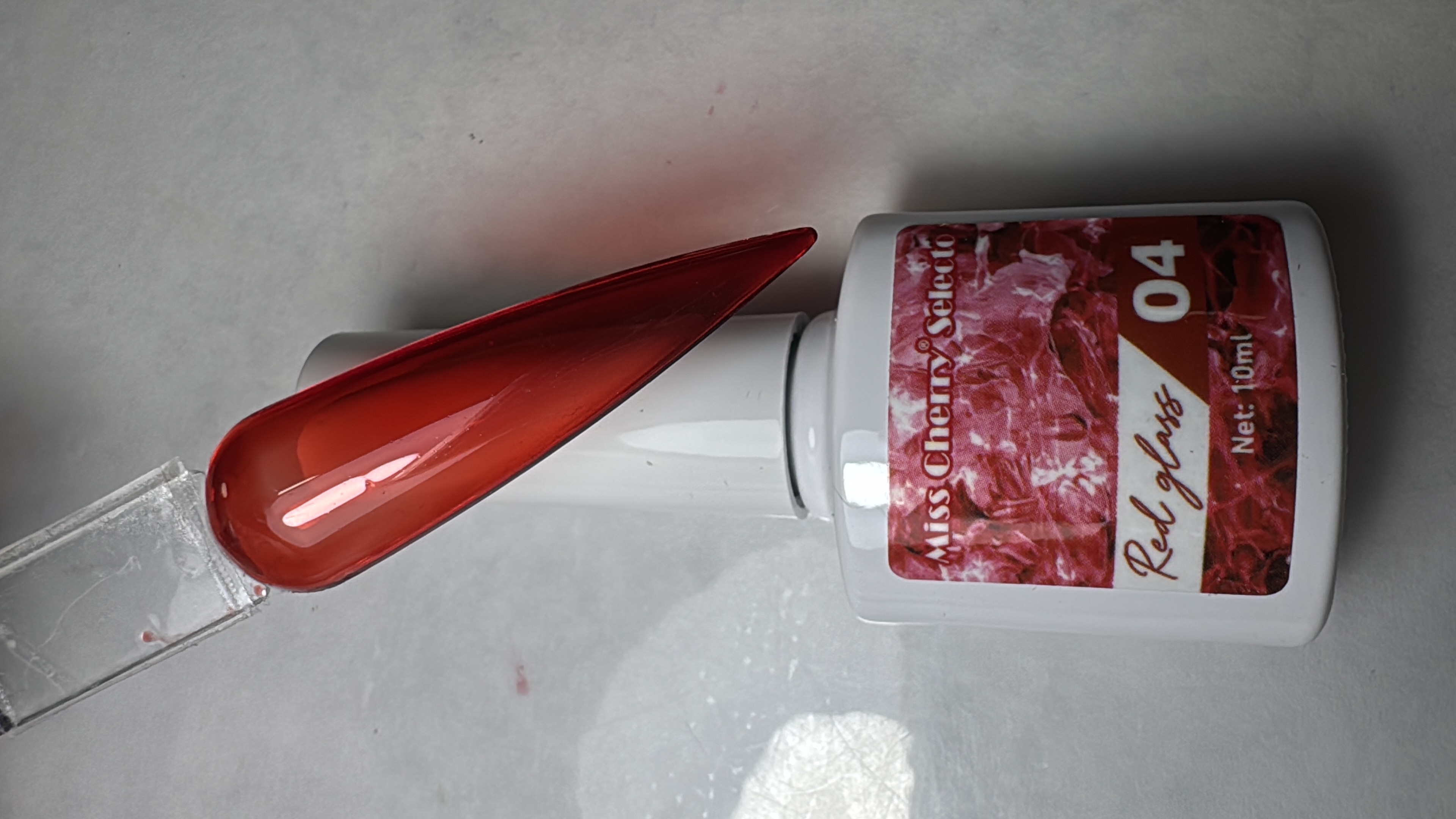 Gel Red Glass Vitral 04