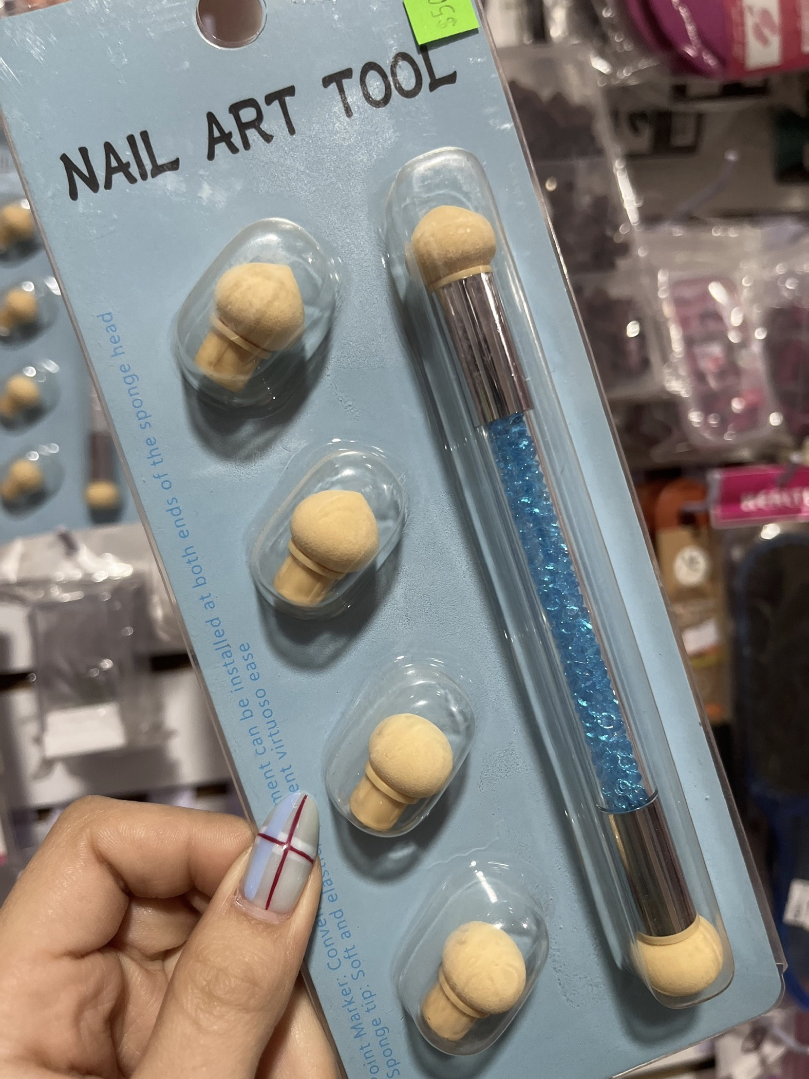 Esponja difuminadora doble punta