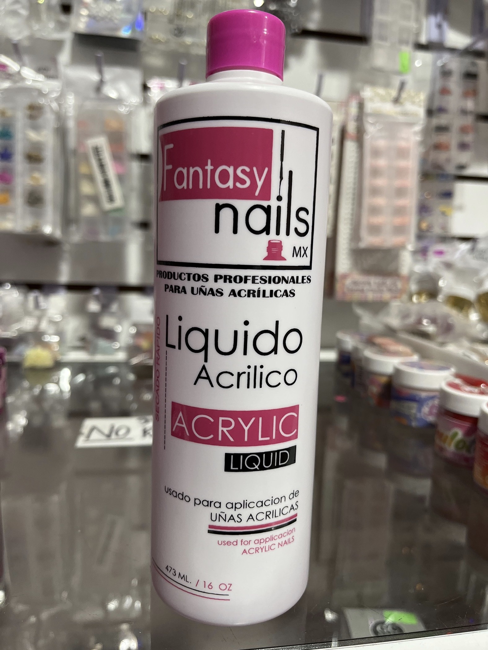 Líquido acrílico 16oz secado rápido