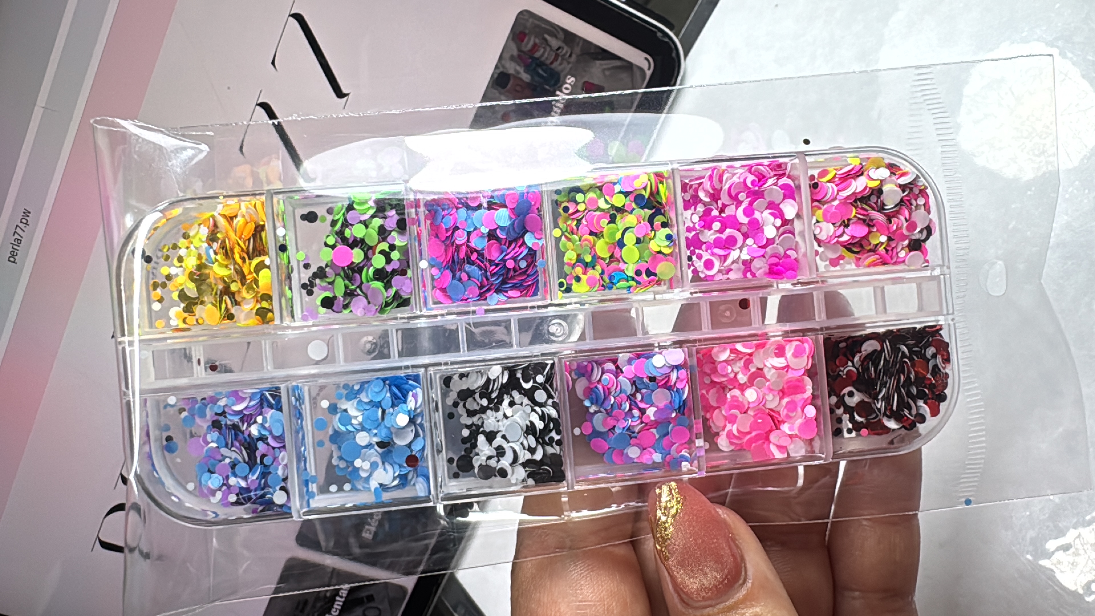 Cartera de Confeti Mix Colores (276)